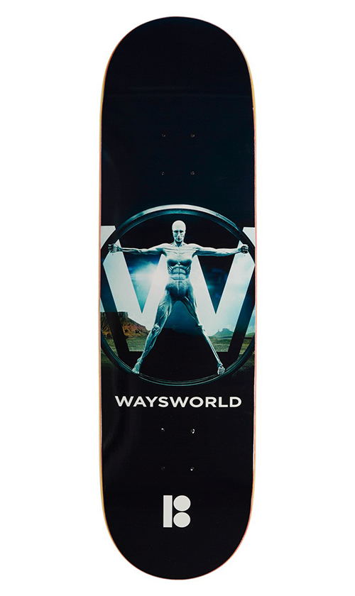Plan B Way Waysworld Skateboard Deck 8.25 Inch - Professional Street Skateboard for Tricks and Commuting