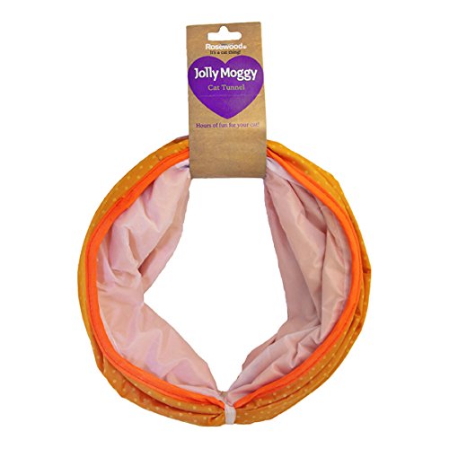 Jolly Moggy Cat Tunnel Toy - Fun Interactive Play Tube for Indoor Cats - Perfect for Hide & Seek, Exercise & Playtime