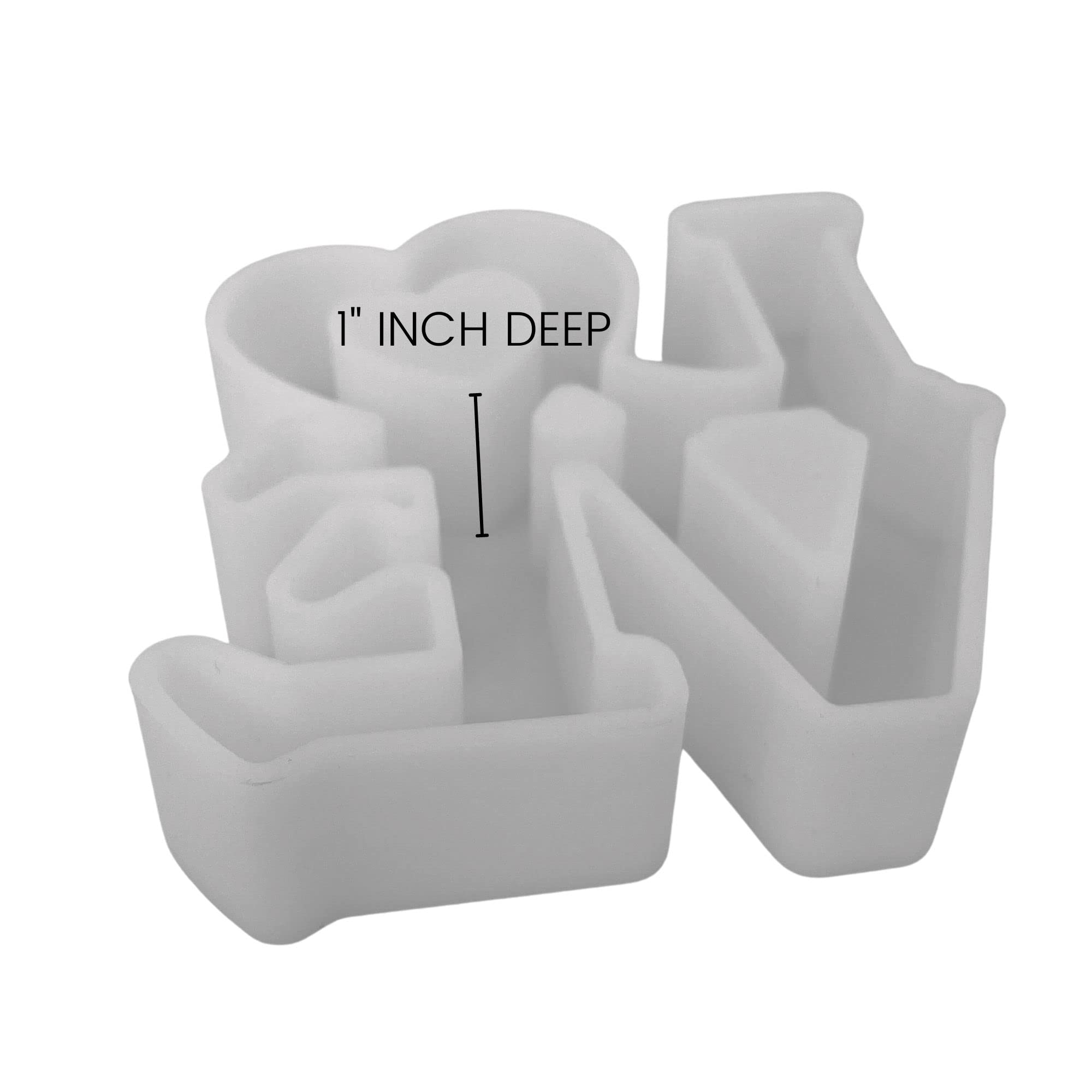 Valentine's Day Love Car Freshie Silicone Mold - 7.75x5x1