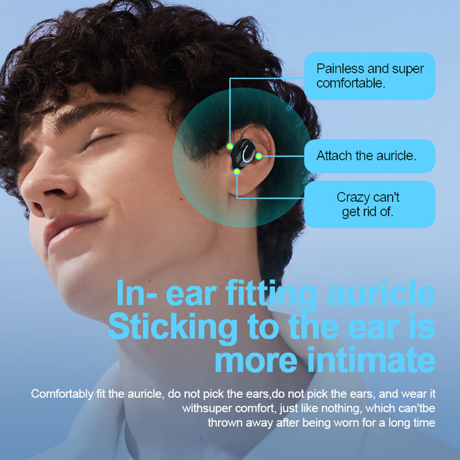 Wireless Earbuds Bluetooth 5.2 with Mic, Smart Noise Cancelling, LED Display & Fast Charging Case - Touch Control In-Ear Headphones for Sports, Work, Gym & Travel