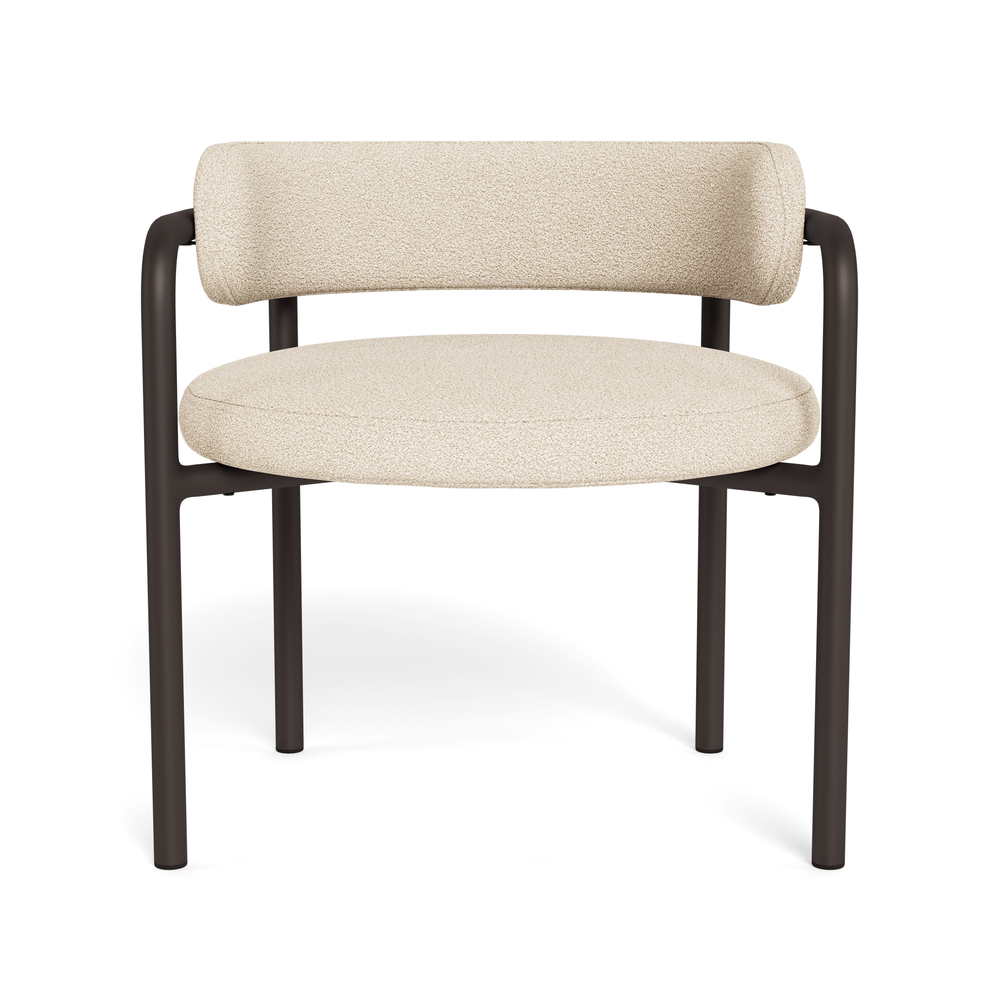 Porto Aluminum Club Chair - Lightweight Outdoor Patio Furniture for Garden, Poolside & Deck - Modern All-Weather Lounge Chair with Cushion (Optional) - Perfect for Relaxing, Sunbathing & Entertaining Guests