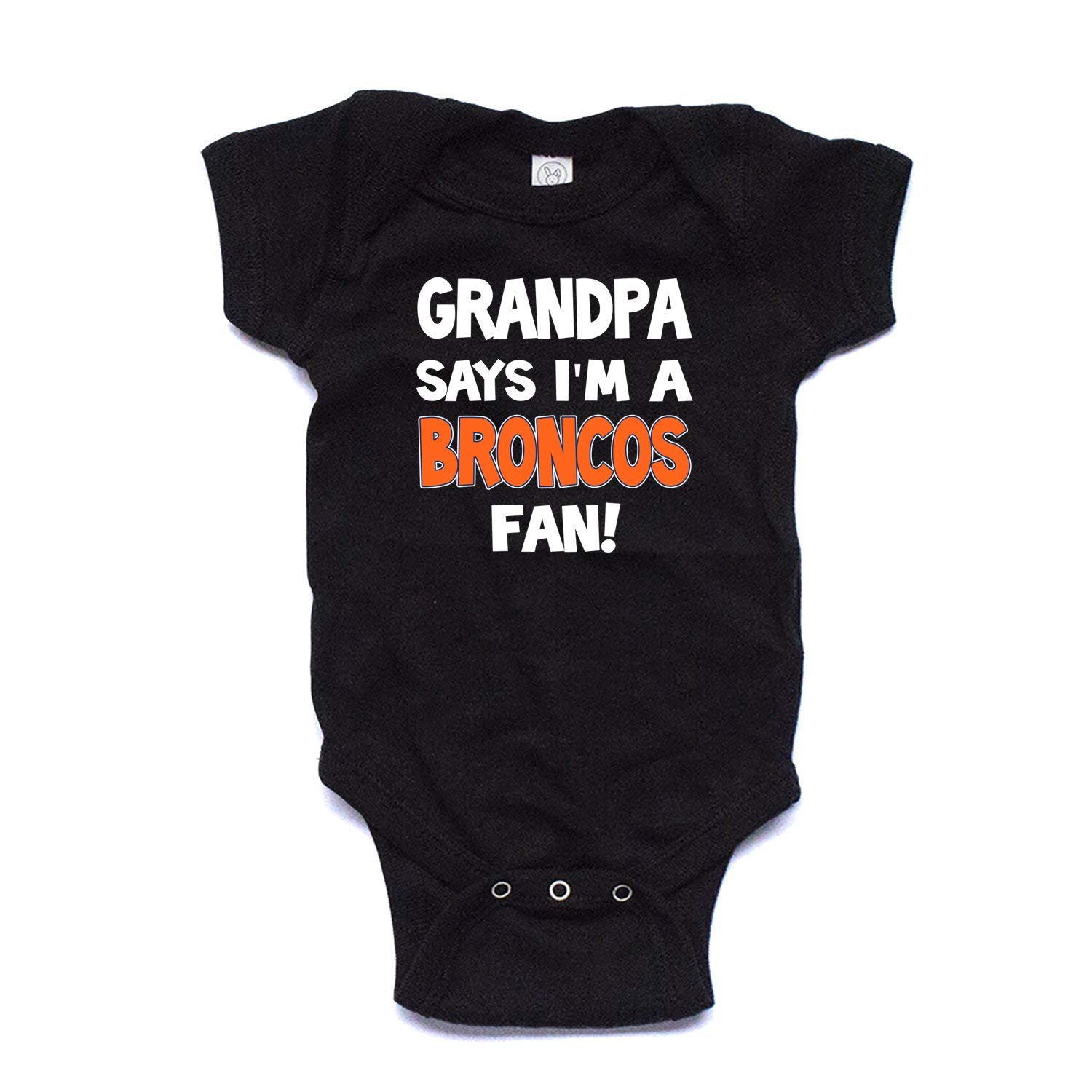 Broncos Fan Baby Bodysuit - Cute Football Onesie for Infants & Toddlers - Perfect for Game Day, Family Photos & Broncos Fan Gifts