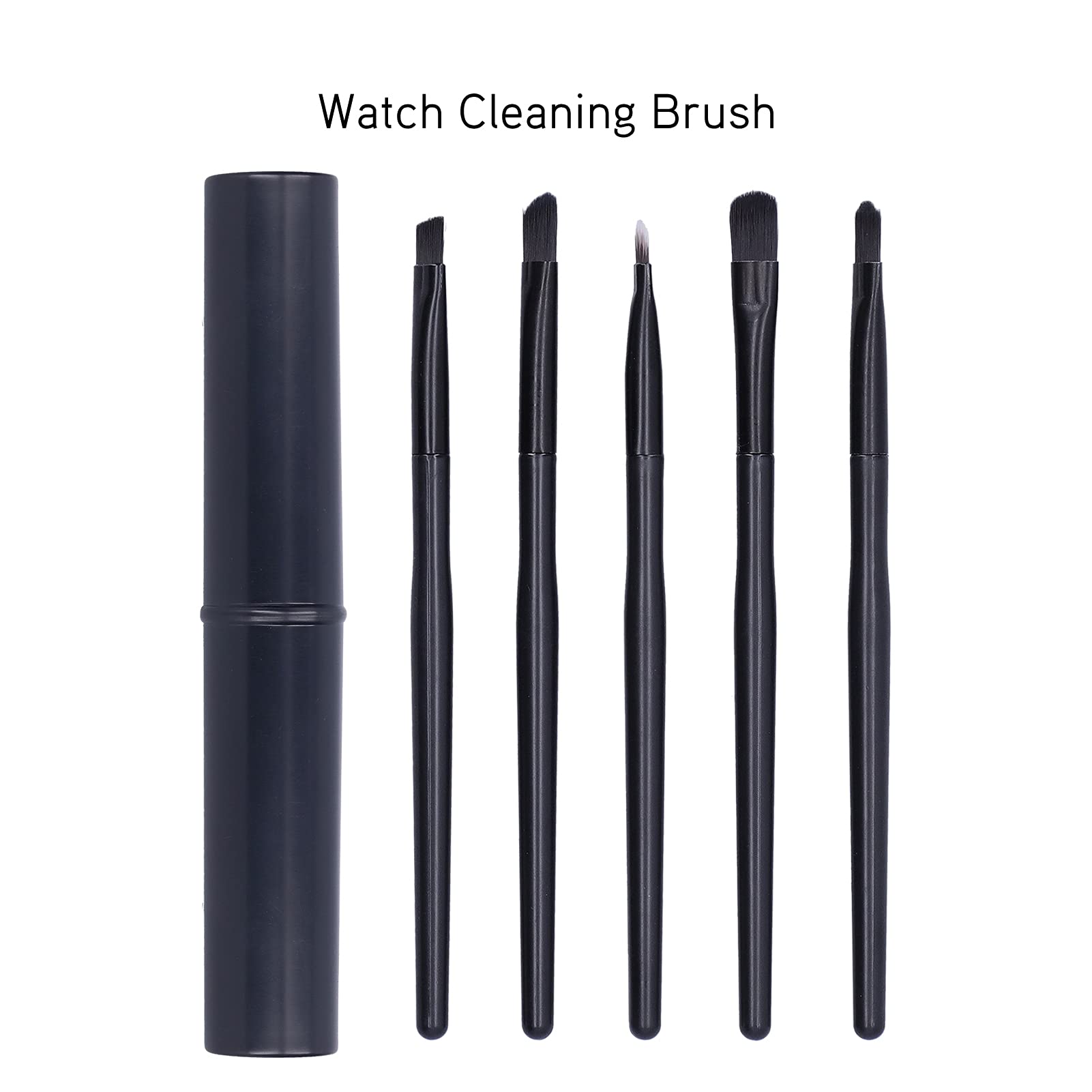 Premium Watch Cleaning Brush Set - Professional Wristwatch Movement & Small Parts Cleaning Tools with Storage Box | Dust Removal Kit for Watchmakers, Jewelers & Craft Enthusiasts | Perfect for Watch Repair, Jewelry Cleaning & DIY Maintenance