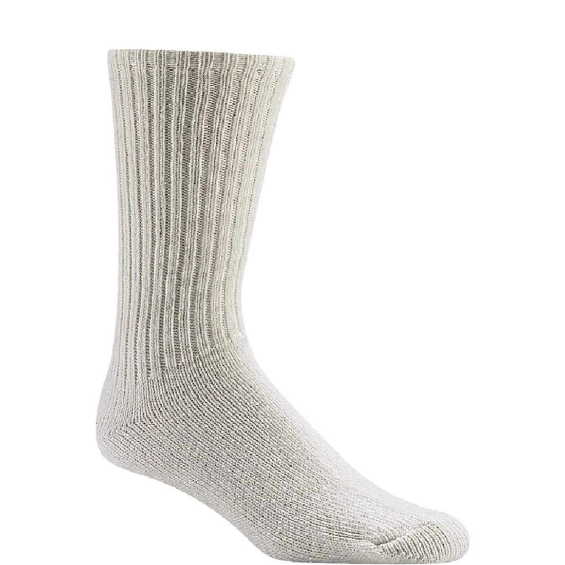 Wigwam 625 F1086 White Crew Socks for Men & Women - Large Size, Comfortable & Durable Hiking & Outdoor Socks for Walking, Running & Camping
