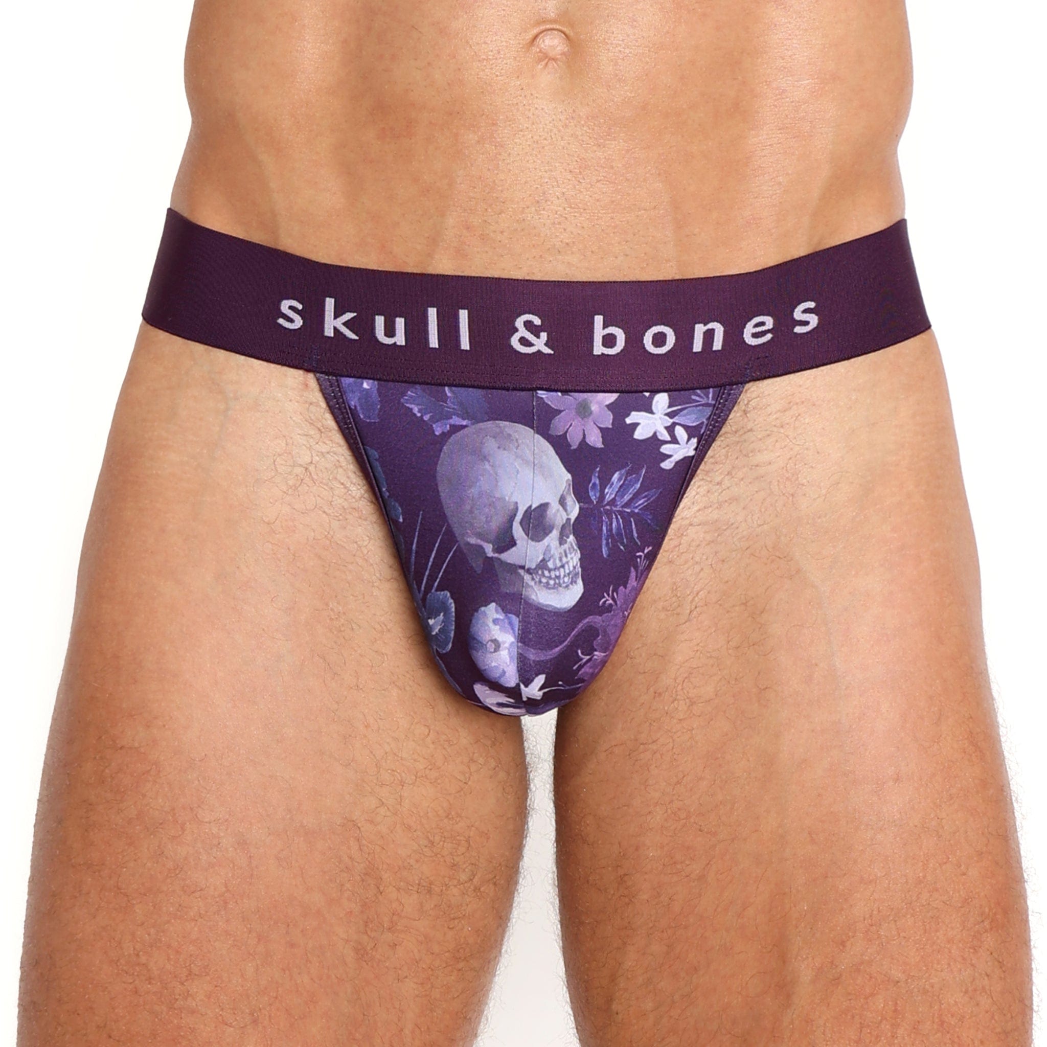 Dutch Floral Thong Purple - Comfortable Women's Underwear for Daily Wear & Special Occasions | Breathable & Stylish Panties for Lounge, Sleep & Intimate Moments
