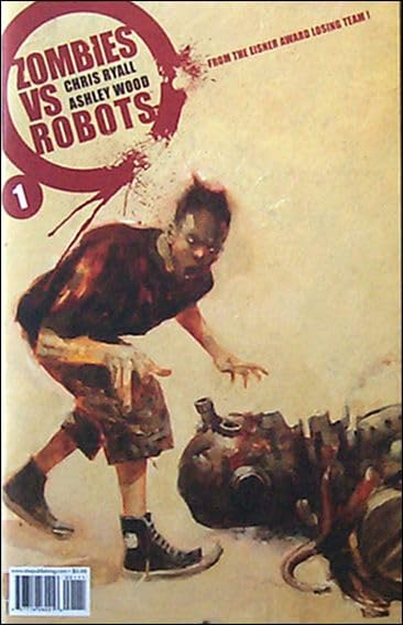 Zombies vs. Robots #1B VF/NM Comic Book - 1st Print by Ashley Wood | IDW Publishing | Collectible Graphic Novel for Horror & Sci-Fi Fans