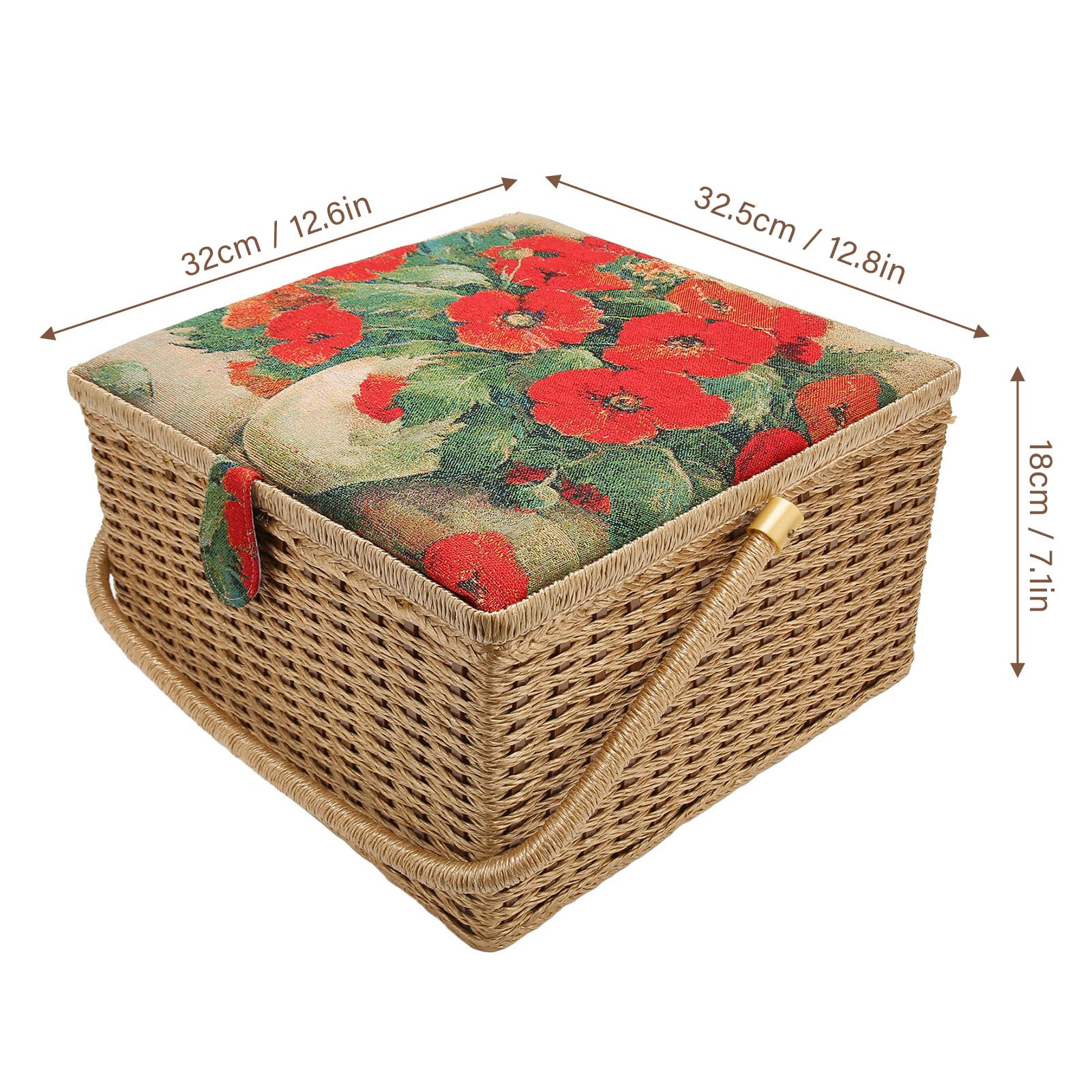 Sewing Storage Box - Organize Needles & Threads for Home Crafting