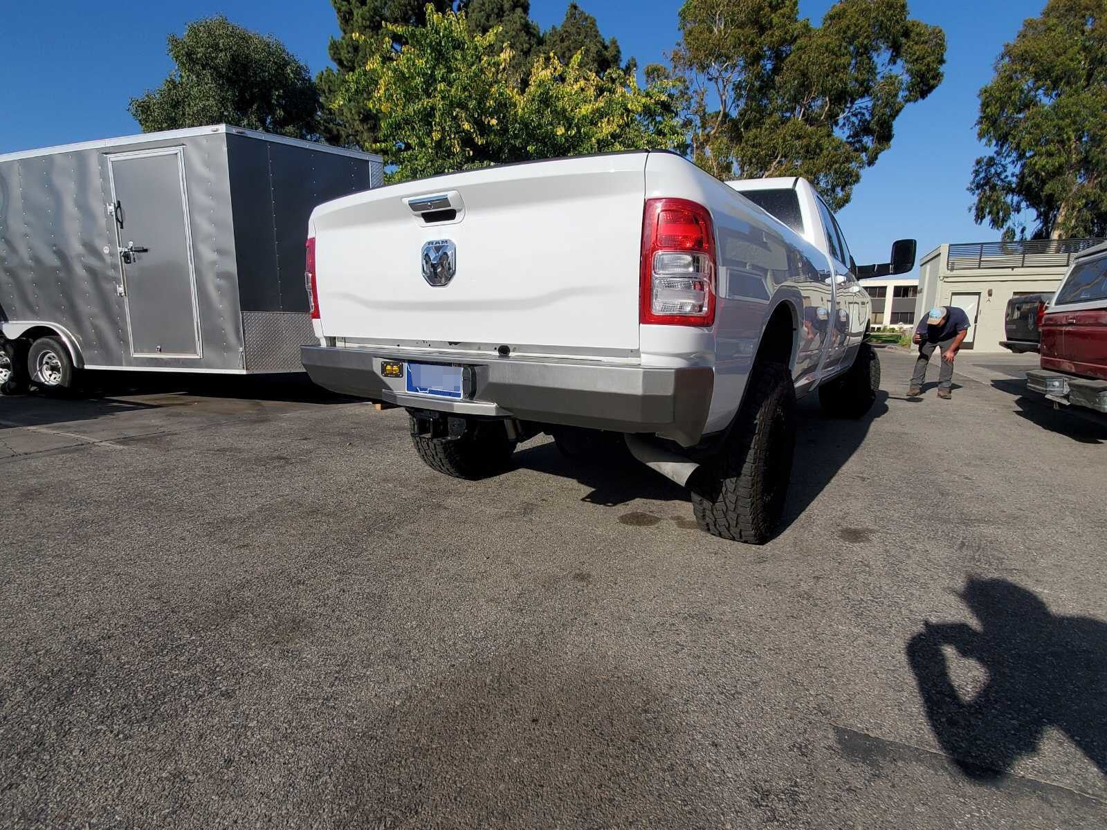 2019-2022 Ram 2500/3500 Heavy Duty Mercenary Offroad Rear Bumper | Durable Steel Construction | Perfect for Off-Roading, Towing & Truck Protection