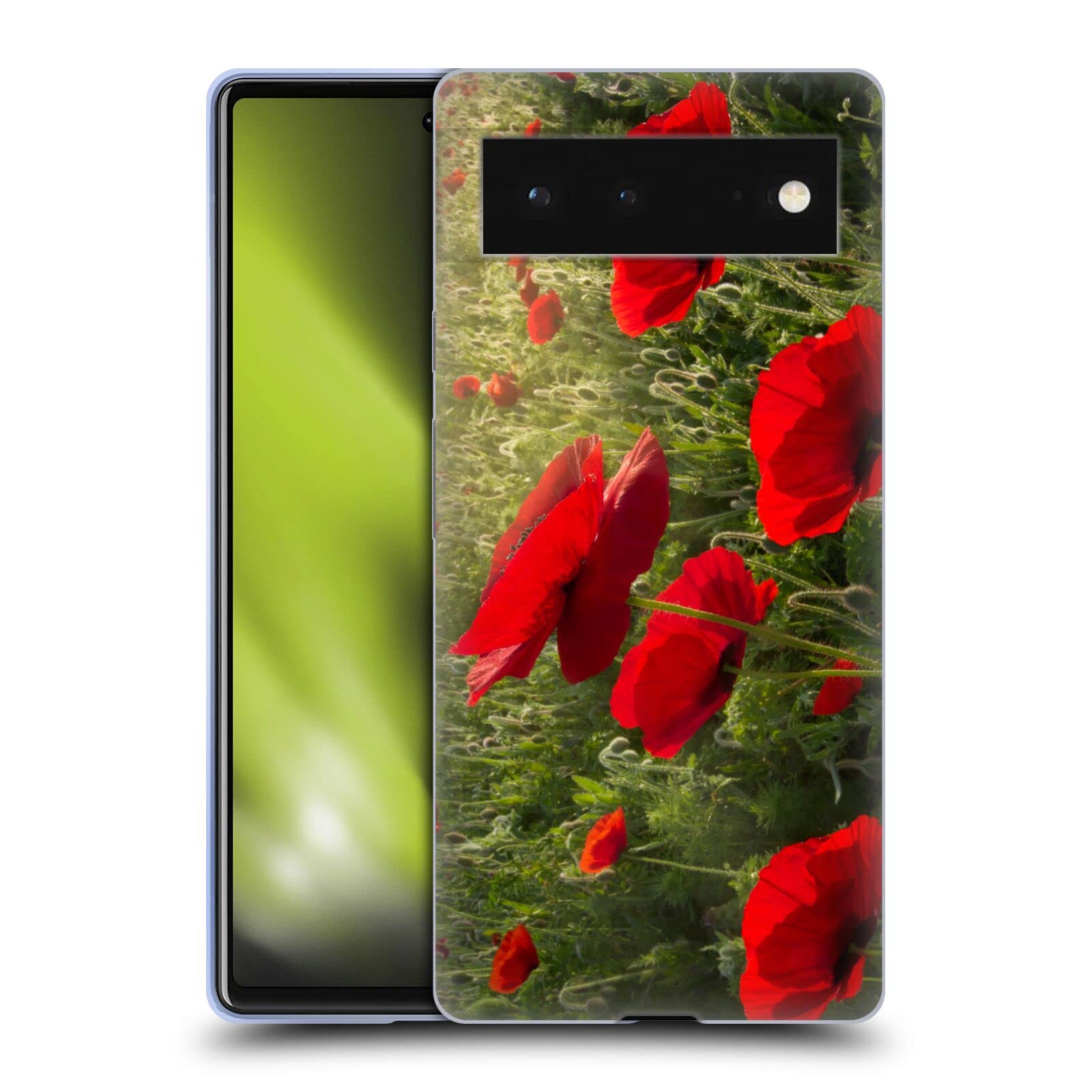 Google Pixel 6 Floral Gel Case - Officially Licensed Head Case Designs for Daily Use