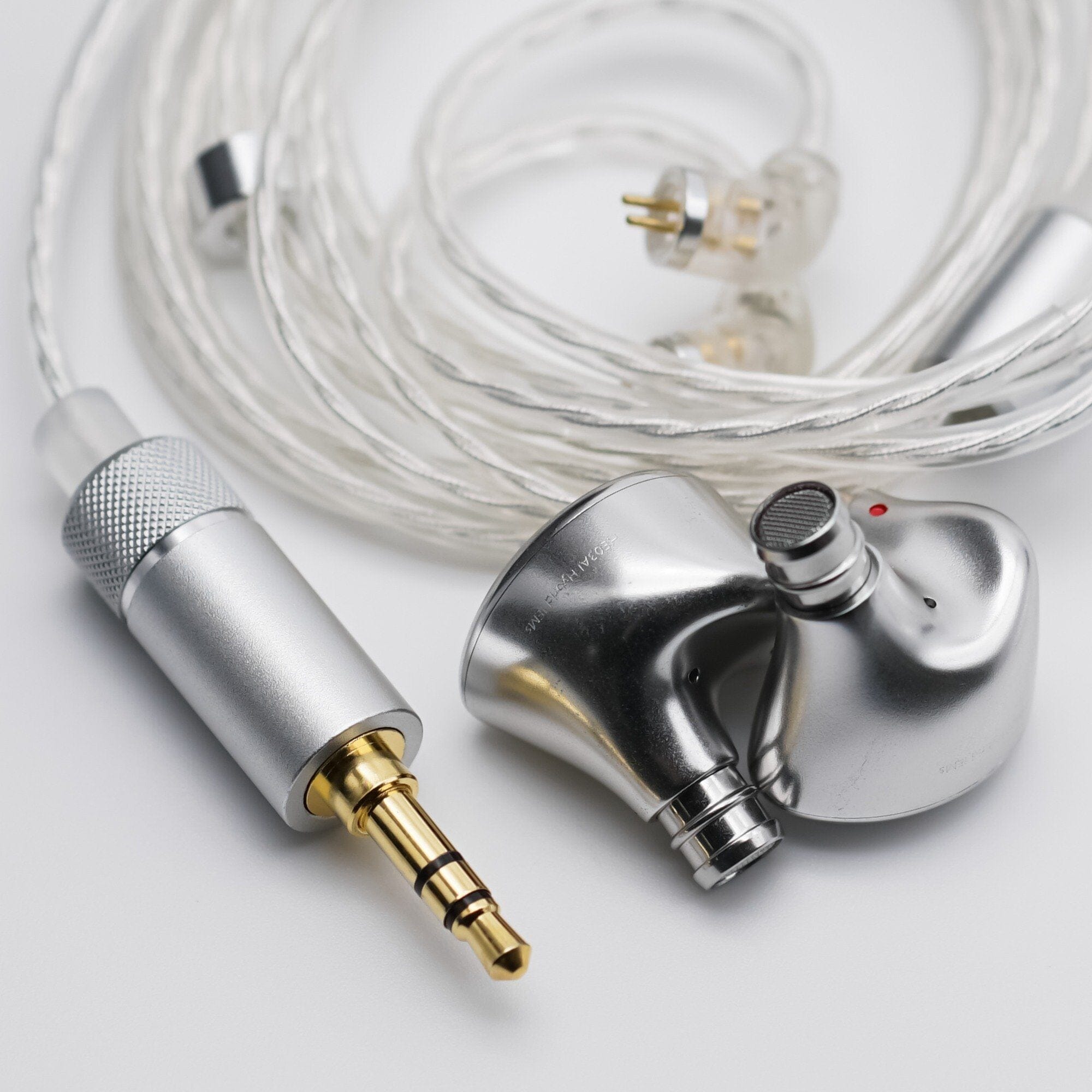 Whizzer HE03AL Hybrid 3-Way In-Ear Earphones with 1 Dynamic Driver + 2 Balanced Armatures - HiFi Sound for Music Lovers, Audiophiles & Gamers - Perfect for Commuting, Workouts & Studio Monitoring