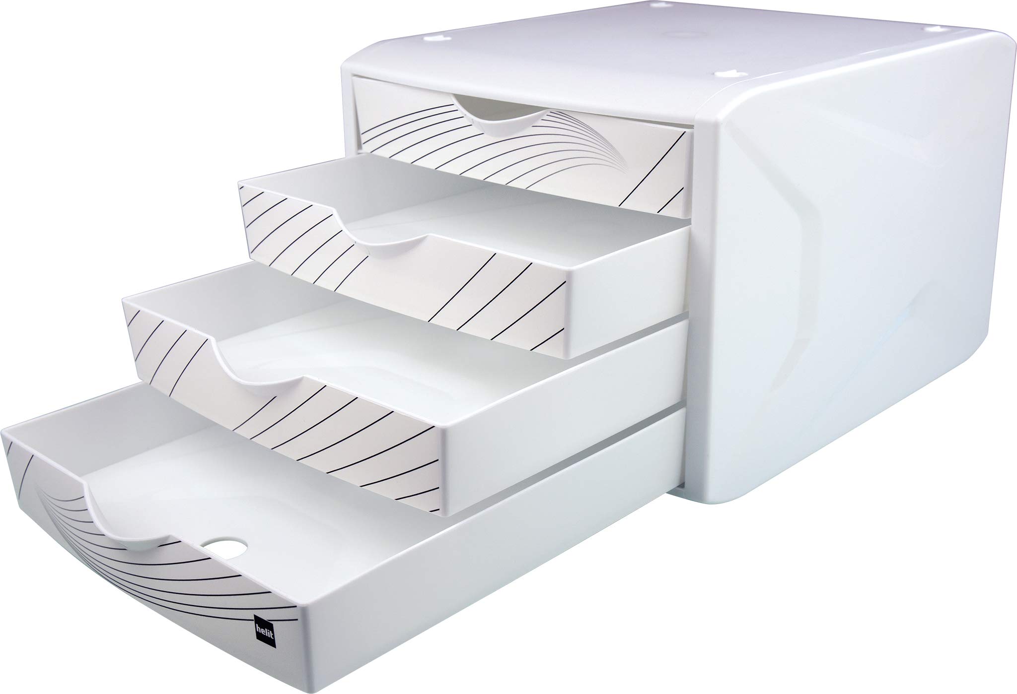 Chameleon Drawer Organizer Box - White | Versatile Storage Solution for Home, Office & Closet Organization