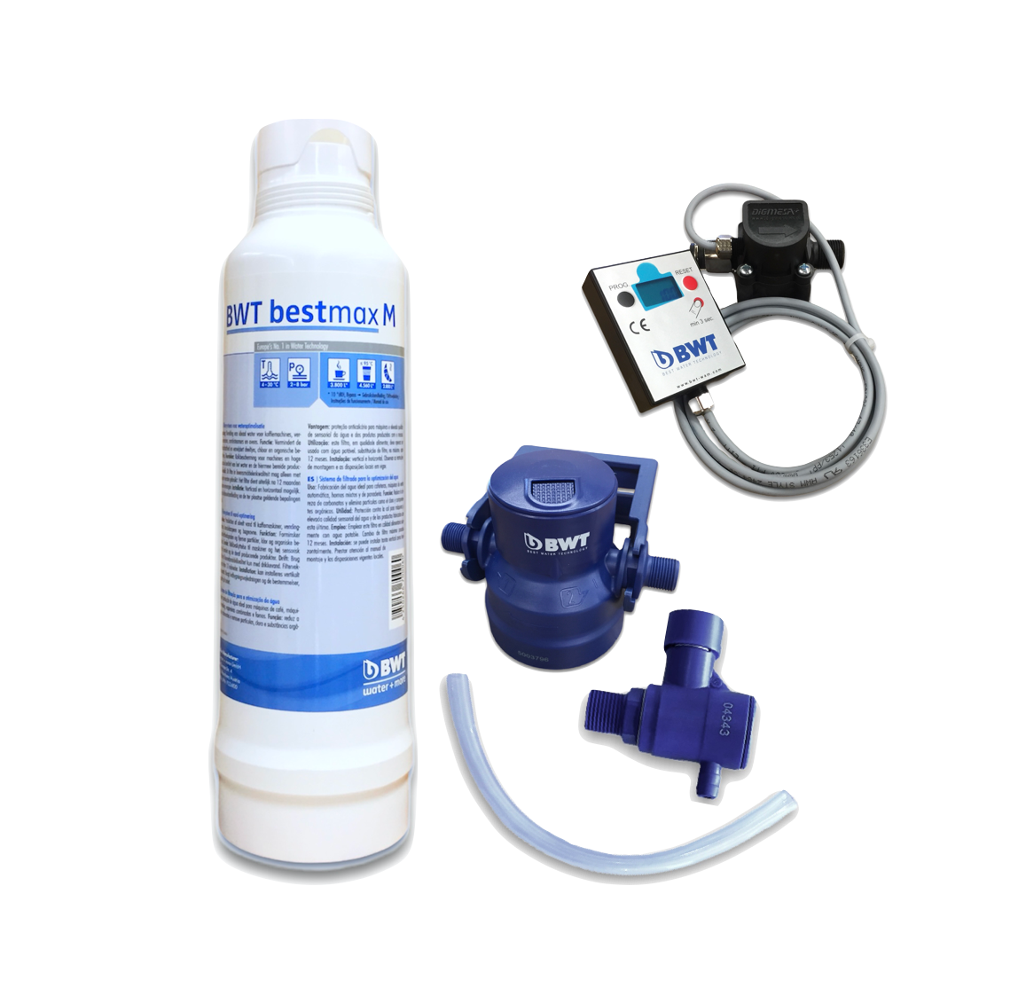 BWT Bestmax Water Filtration System - Whole House Water Filter Set for Clean Drinking & Shower Water | Perfect for Home, RV & Camping Use