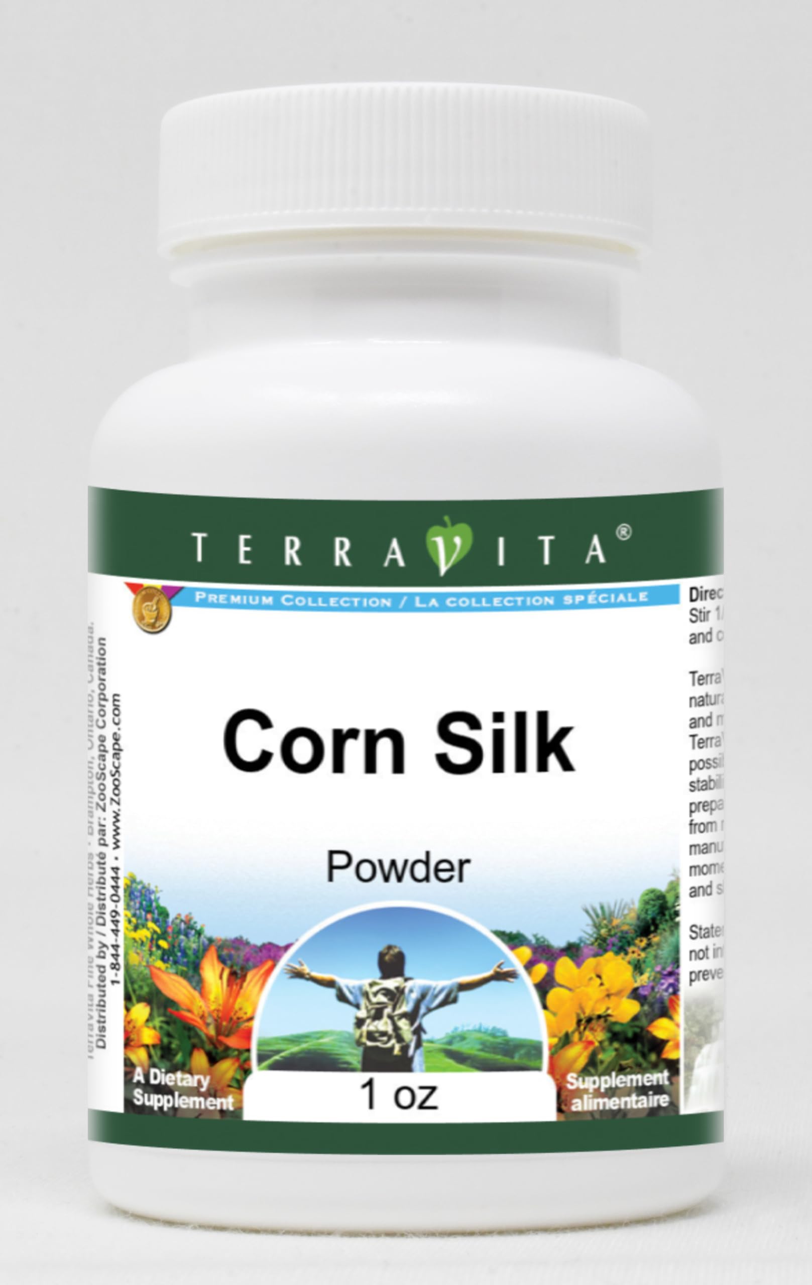 Organic Corn Silk Powder 1 oz (ZIN: 511199) - Natural Diuretic & Urinary Support Supplement for Detox & Kidney Health - Perfect for Herbal Teas, Smoothies & Wellness Routines