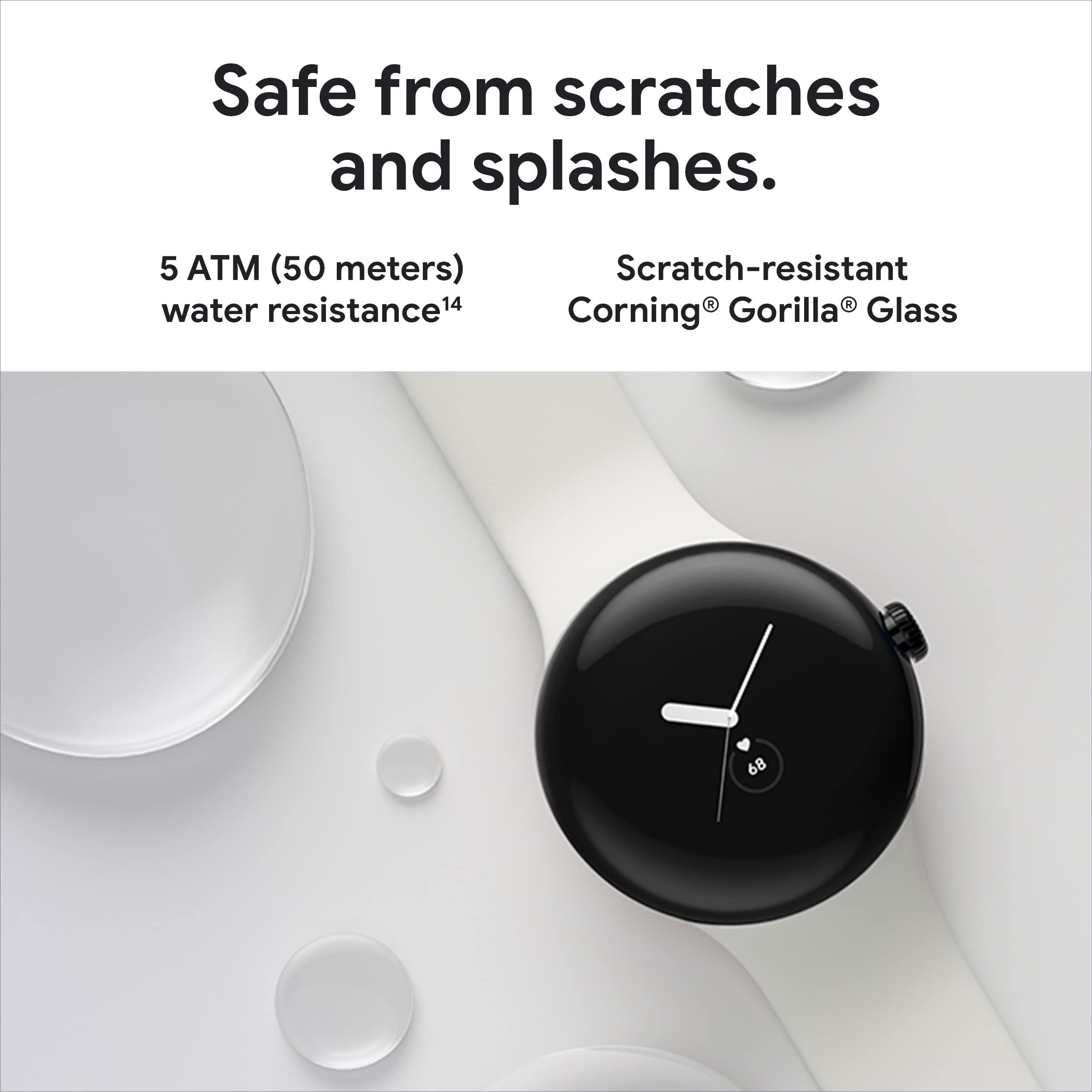 Pixel Watch - Android Smartwatch with Fitbit & Heart Rate Tracking for Fitness & Sleep | 41mm (Renewed)