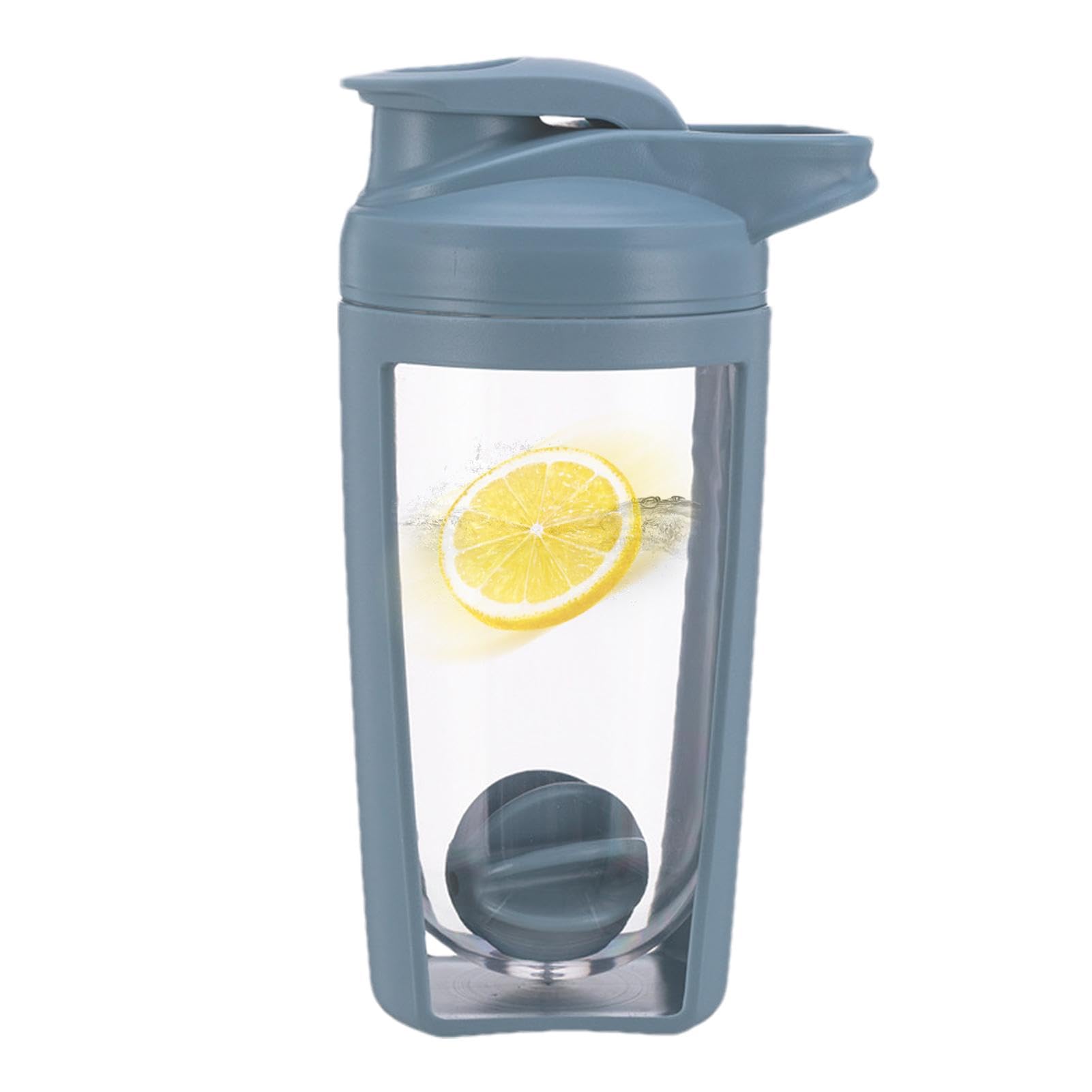 Premium Protein Shaker Bottle & Coffee Mixer - 24oz Large Capacity Leak-Proof Sports Water Bottle for Gym, Workouts & On-the-Go Nutrition | BPA-Free Protein Powder Mixer with Storage Compartment