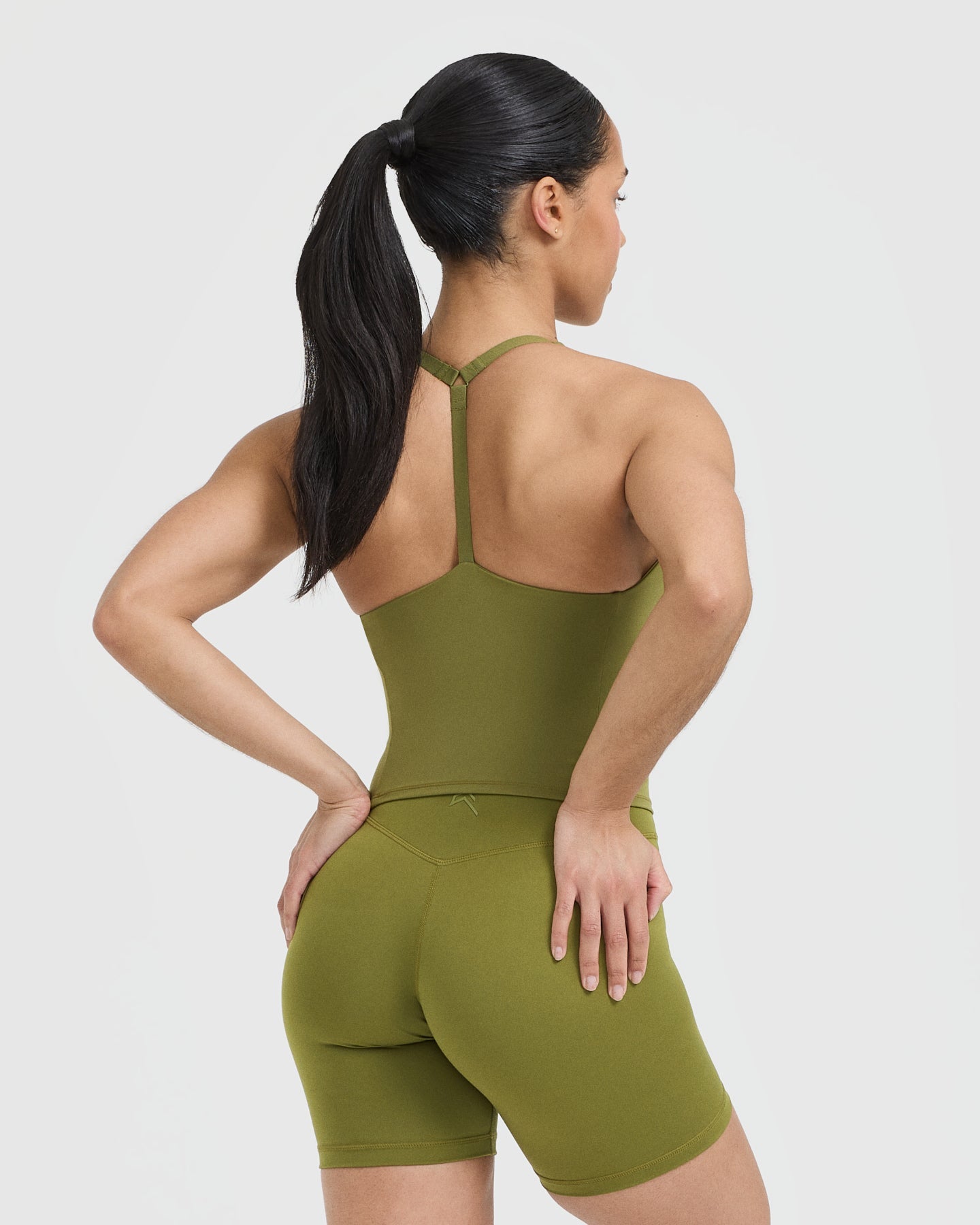 Timeless Square Neck Mid Vest for Women - Olive Green Casual Wear | Perfect for Layering, Office Outfits & Fall Fashion