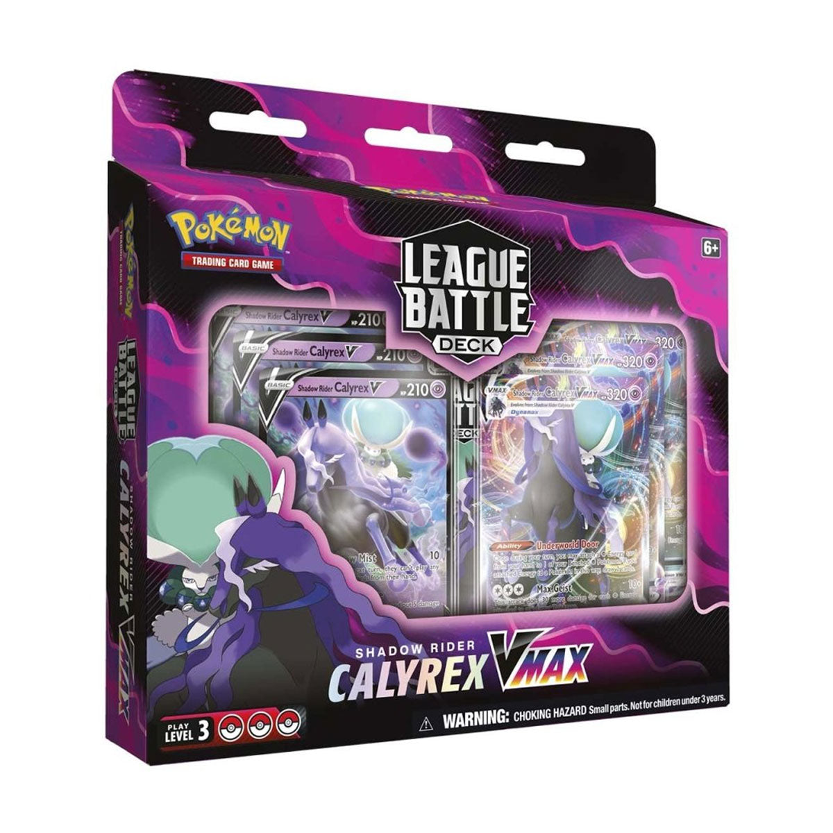 Pokémon Ice Rider & Shadow Rider Calyrex VMAX League Battle Deck - Collectible Trading Card Game for Players & Fans | Perfect for Tournaments, Casual Play & Gifts