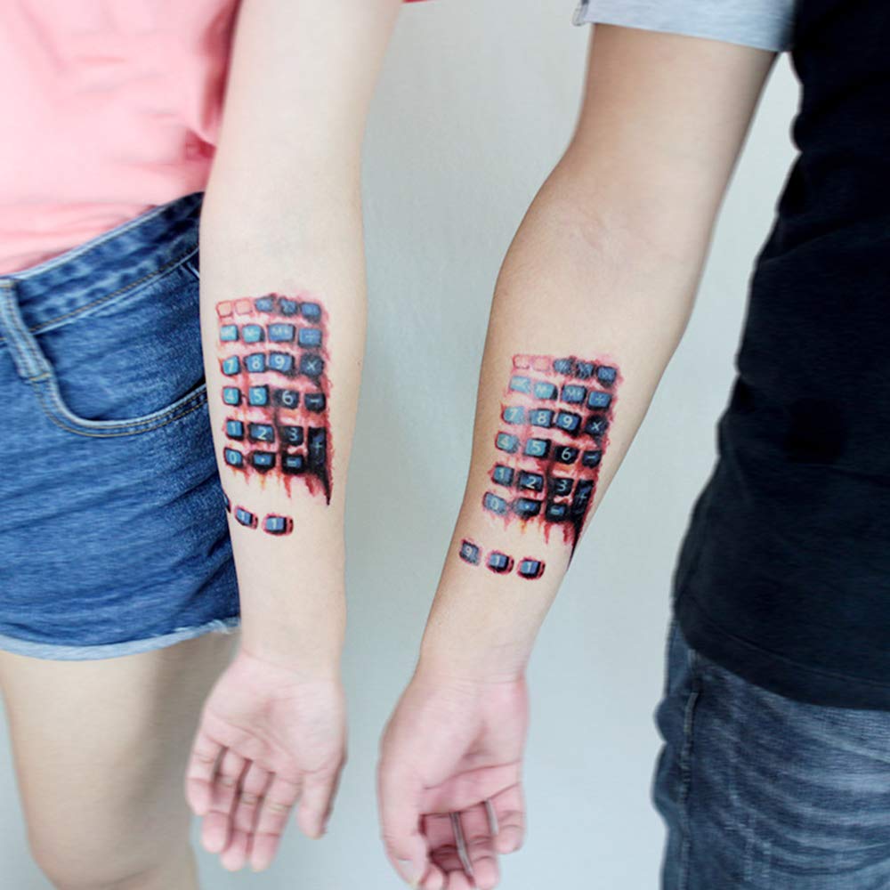 FEDBNET Halloween Scars Temporary Tattoos - Realistic Fake Wound & Zombie Tattoo Stickers with Fake Blood Effect - Perfect for Halloween Costumes, Cosplay, Horror Parties & Themed Events