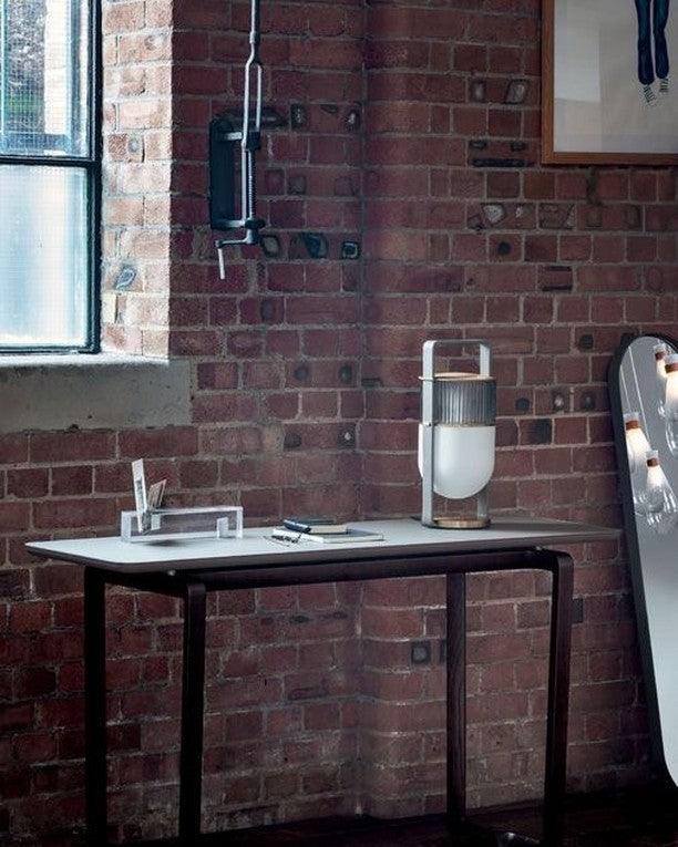 Modern Xi Table Lamp - Stylish LED Nightstand Light for Bedroom, Living Room & Office - Perfect for Reading, Relaxing & Decor