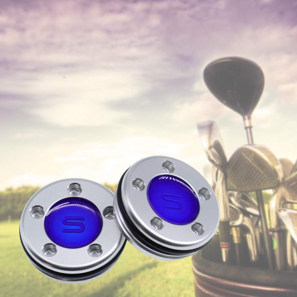 HISTAR 2Pcs Golf Club Weight Kit - Blue Custom Weights with Black Wrench Tool for Titleist Scotty Cameron Putters | Improve Swing Balance & Performance | Perfect for Golf Course Practice & Professional Tournaments