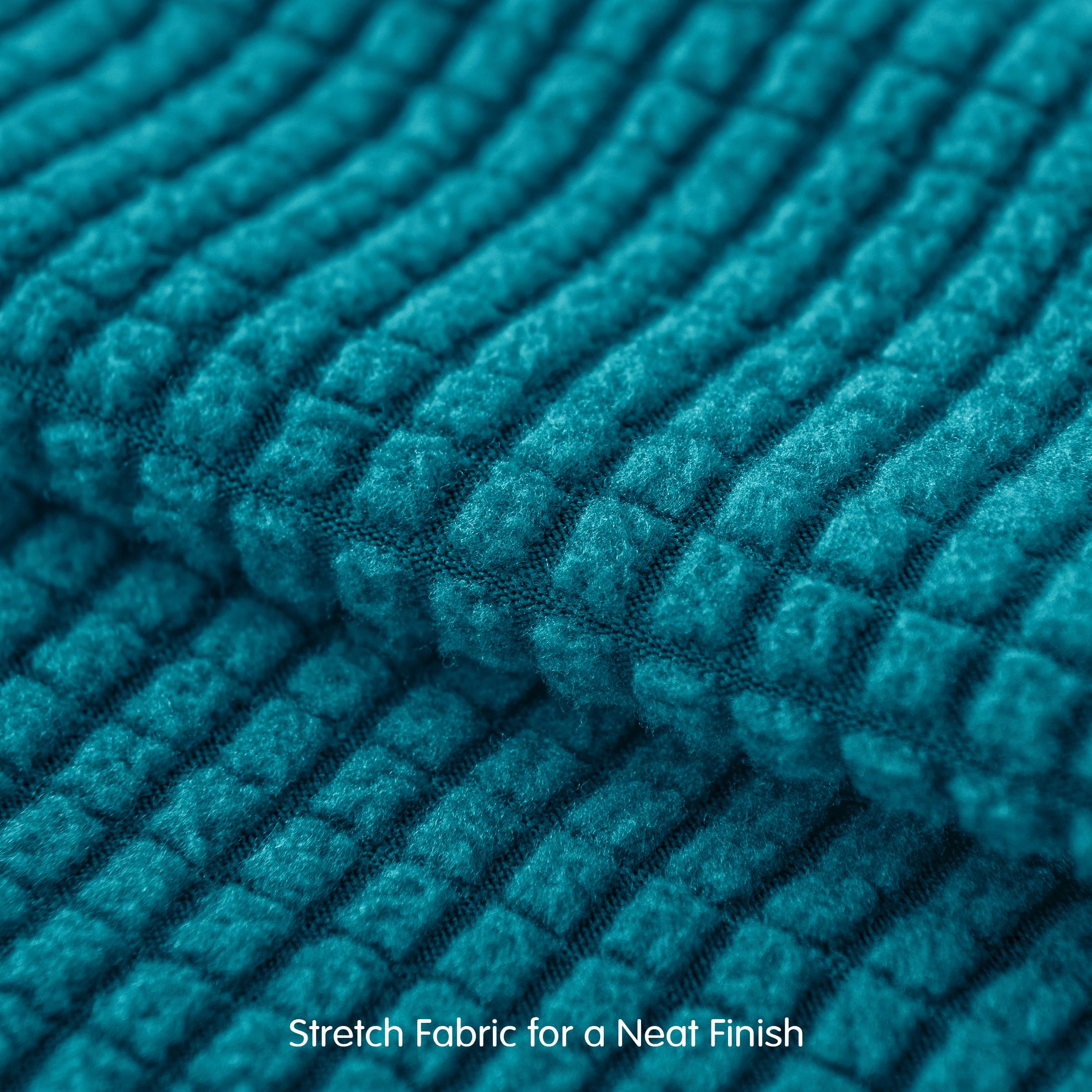 SUBRTEX Stretch Sofa Cushion Cover - Elastic Furniture Protector Slipcover for Couch, RV & Living Room - High Elasticity Washable Fabric (Blue) - Perfect for Home Decor, Pet Protection & Daily Use