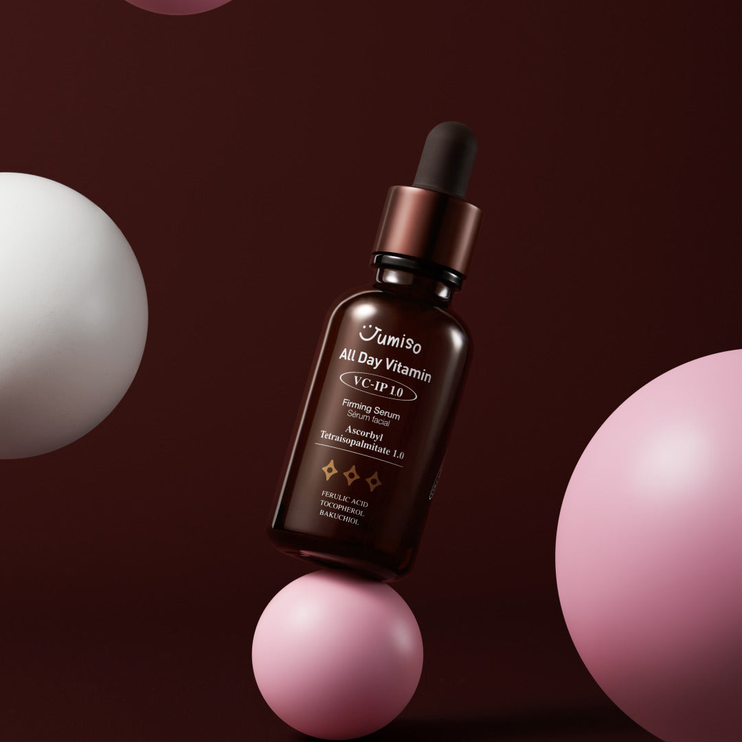 Jumiso All Day Vitamin VC IP 1.0 Firming Serum 30ml - Brightening & Anti-Aging Face Serum with Vitamin C for Glowing Skin | Day & Night Skincare Routine