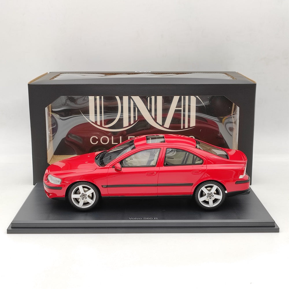 1/18 Scale Volvo S60 R 2003 Limited Edition Red Resin Model Car - Collectible Diecast Toy for Adults, Display & Gift for Car Enthusiasts - Perfect for Home Office Decoration, Car Show Display & Birthday Gifts