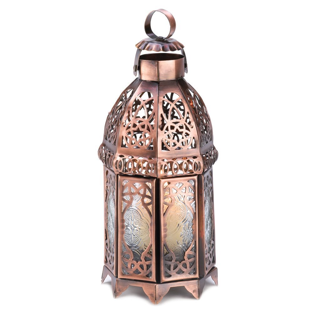 10 Pack Wholesale Copper Moroccan Candle Holders - Elegant Wedding Centerpiece Decor for Table, Party, Home & Outdoor Lighting
