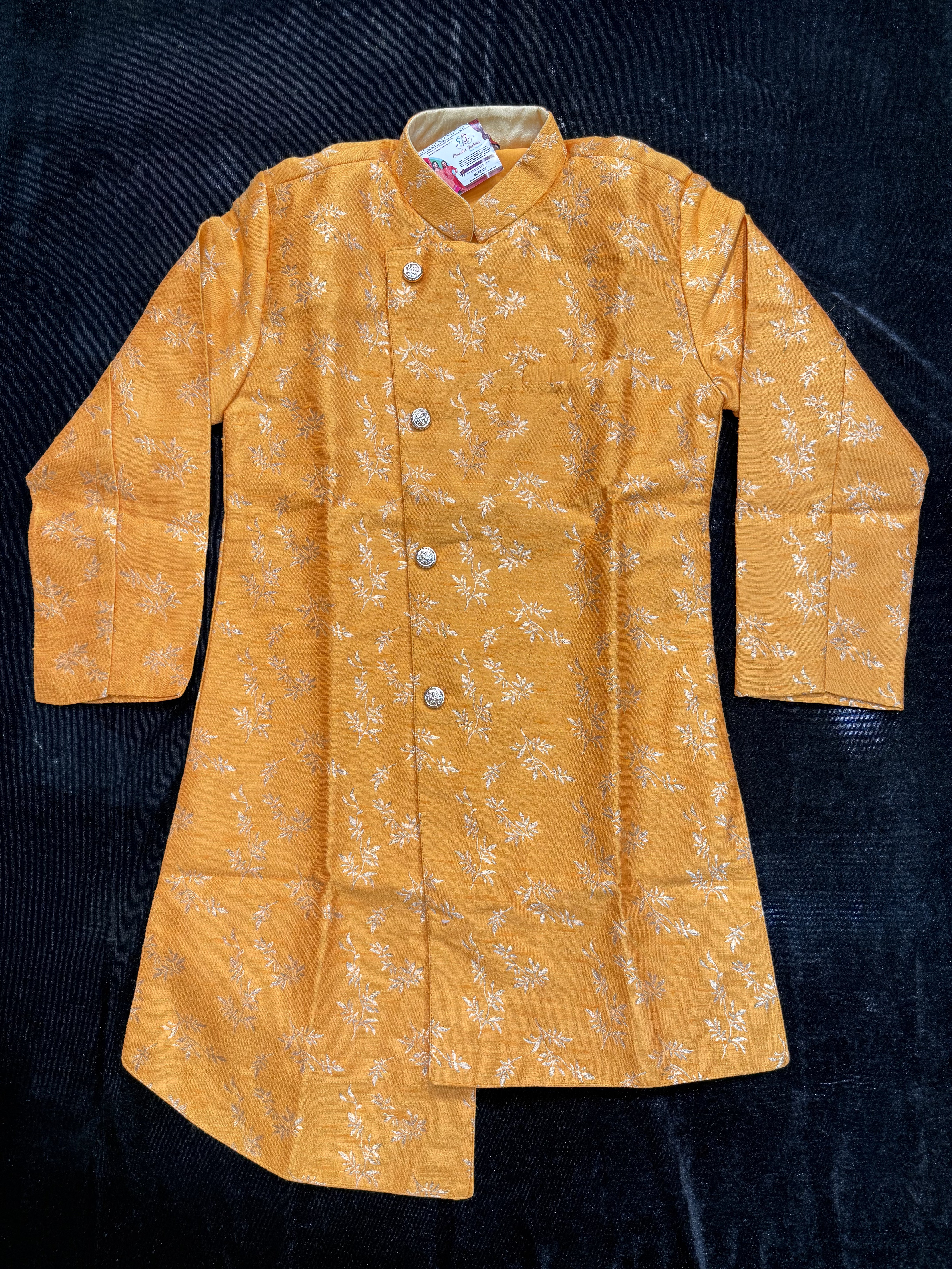 Stylish Orange Silk Kurta & Pajama Set - Premium Designer Indian Ethnic Wear for Women | Perfect for Festivals, Weddings & Special Occasions