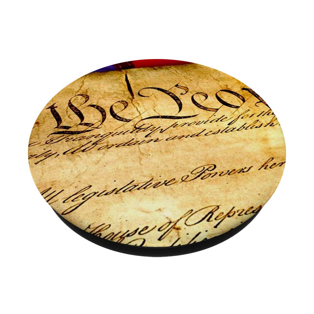 Authentic United States Constitution & American Flag Set - Patriotic USA Gift for History Enthusiasts & Home Decor