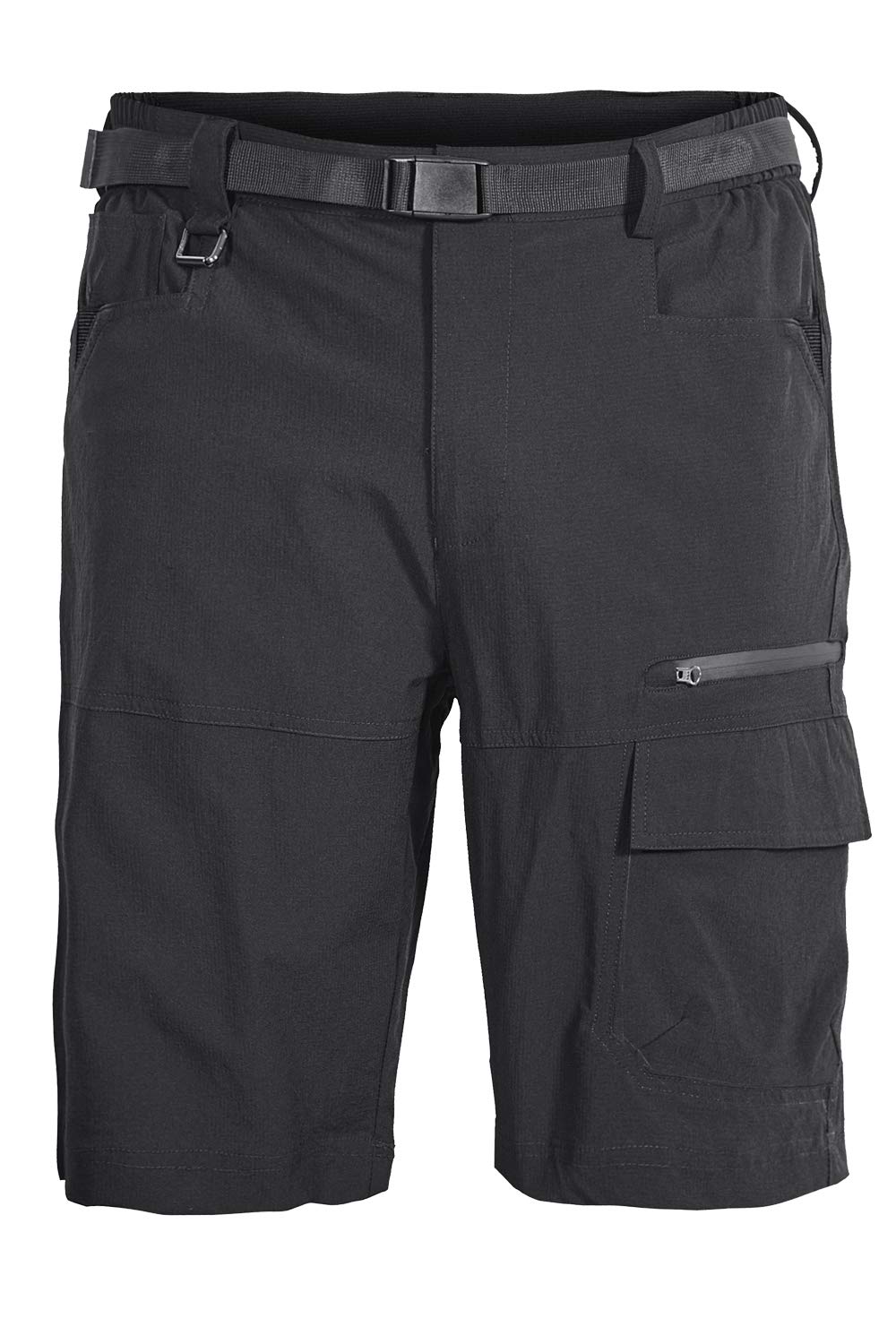 Men's Quick-Dry Elastic Shorts - Water Resistant, Durable & Plus Size - Perfect for Running, Gym, Hiking & Outdoor Activities
