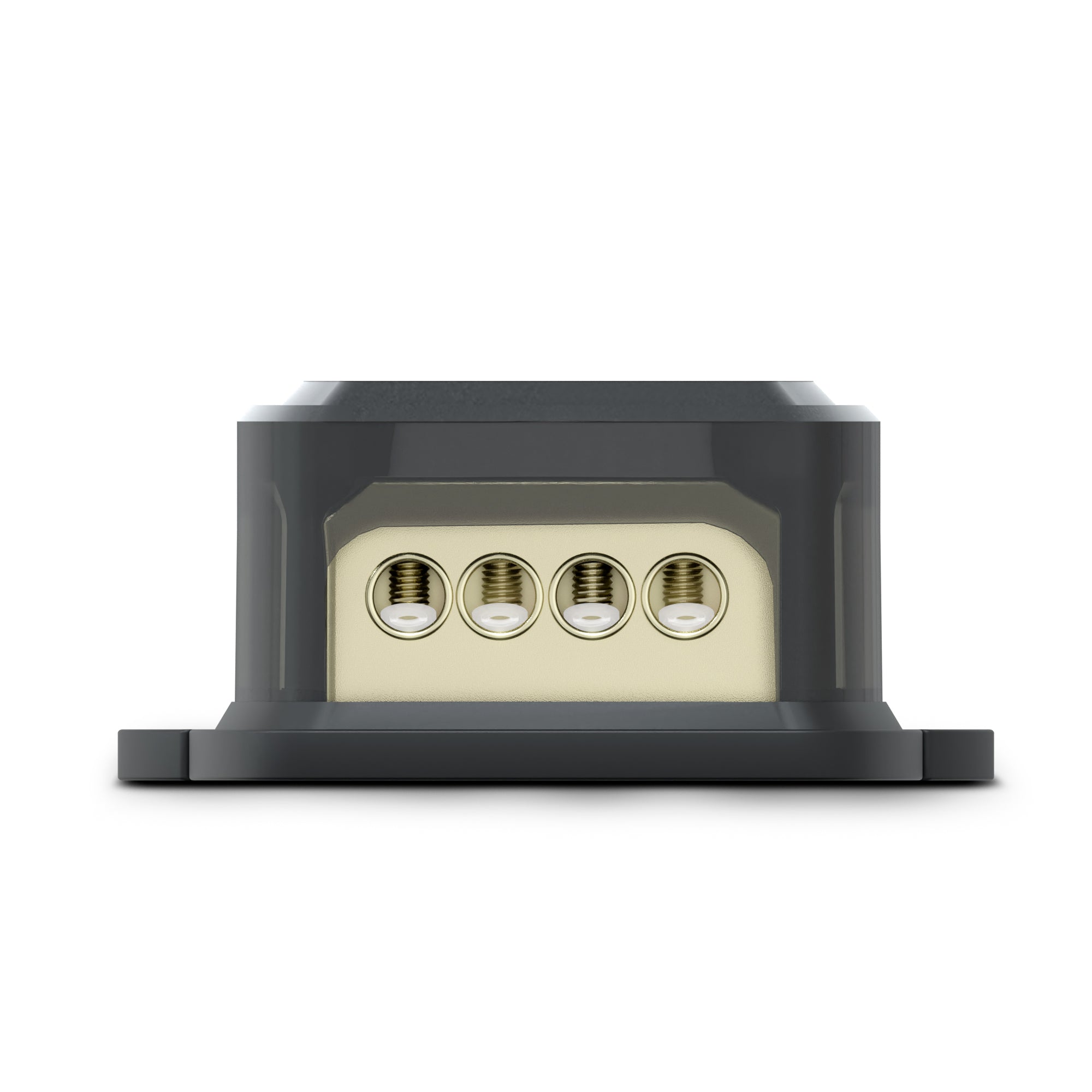 1X4 GA In 4X8 GA Out Distribution Block - Heavy Duty Electrical Power Splitter for Car Audio, Marine & RV Wiring Systems