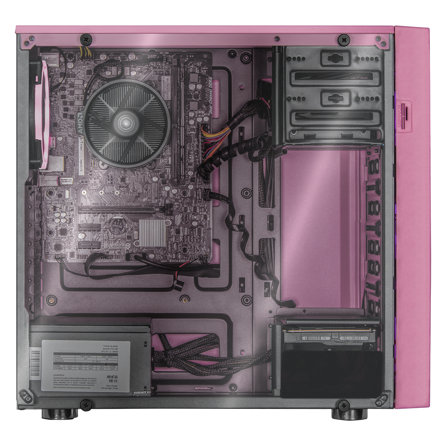 Xtreme PC Gaming Desktop - AMD Radeon Vega Ryzen 5 5600G, 16GB RAM, 240GB SSD + 2TB HDD, 27