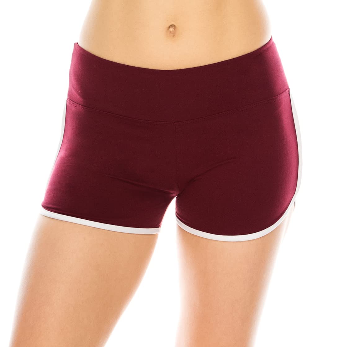 ALWAYS Women's High Waisted Booty Shorts - Super Soft Dolphin Shorts for Workout, Yoga & Lounge Wear