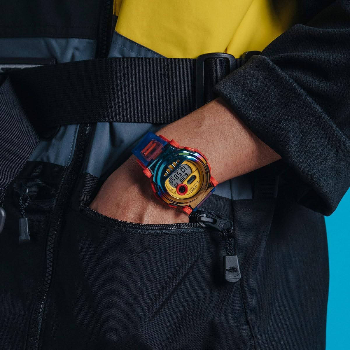 Casio G-Shock Digital Quartz Watch for Men - Black Plastic Strap (Model G-B001MVE-9ER) | Shock Resistant, Waterproof, LED Backlight | Perfect for Outdoor Sports, Hiking & Daily Wear
