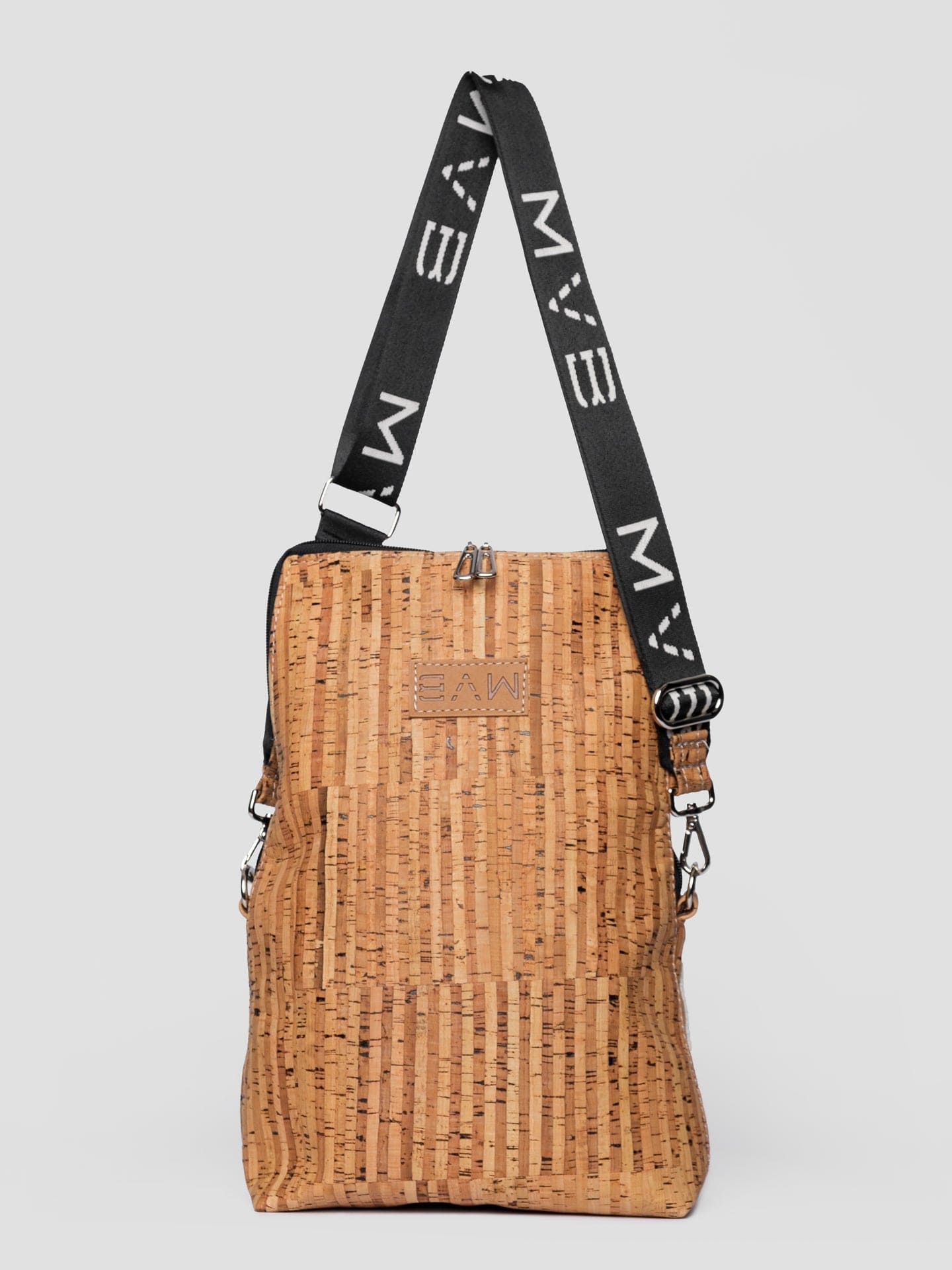 Vegan Crossbody Bag for Women - Summer Canvas & Cork Flop Bag | Soft Natural Material | Perfect for Beach, Travel & Everyday Use