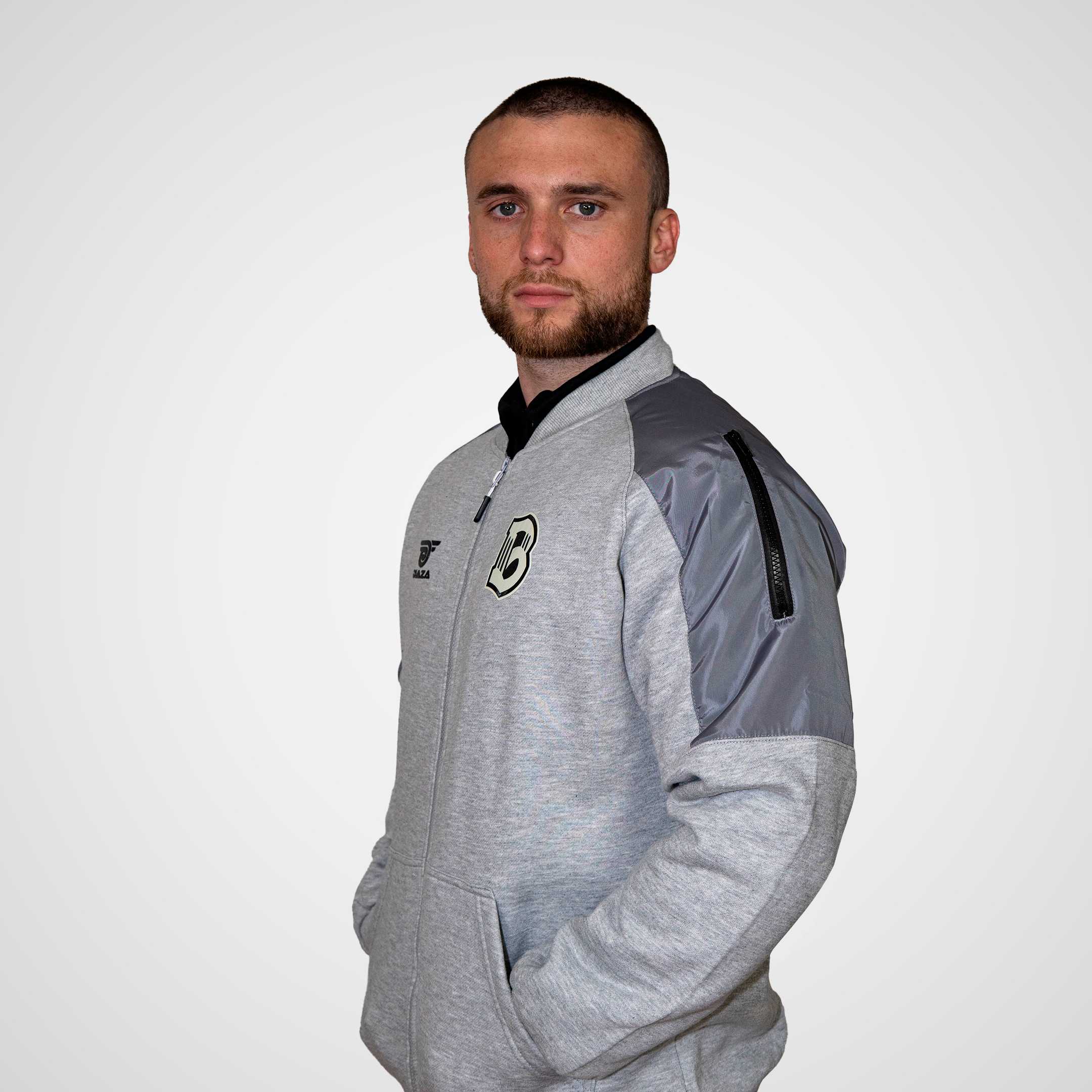 Brooklyn FC Vintage Jacket Grey - Retro Soccer Windbreaker for Men & Women - Perfect for Match Days, Streetwear & Casual Outfits