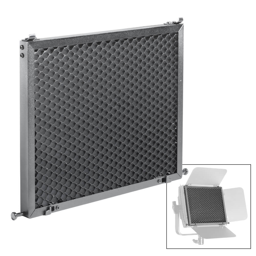 LECO500 MKII LED Light Panel Honeycomb Grid Attachment - Compatible with LECO500 MKII (Not for 1st Gen) | Professional Photography Lighting Diffuser | Perfect for Studio, Portrait & Product Photography