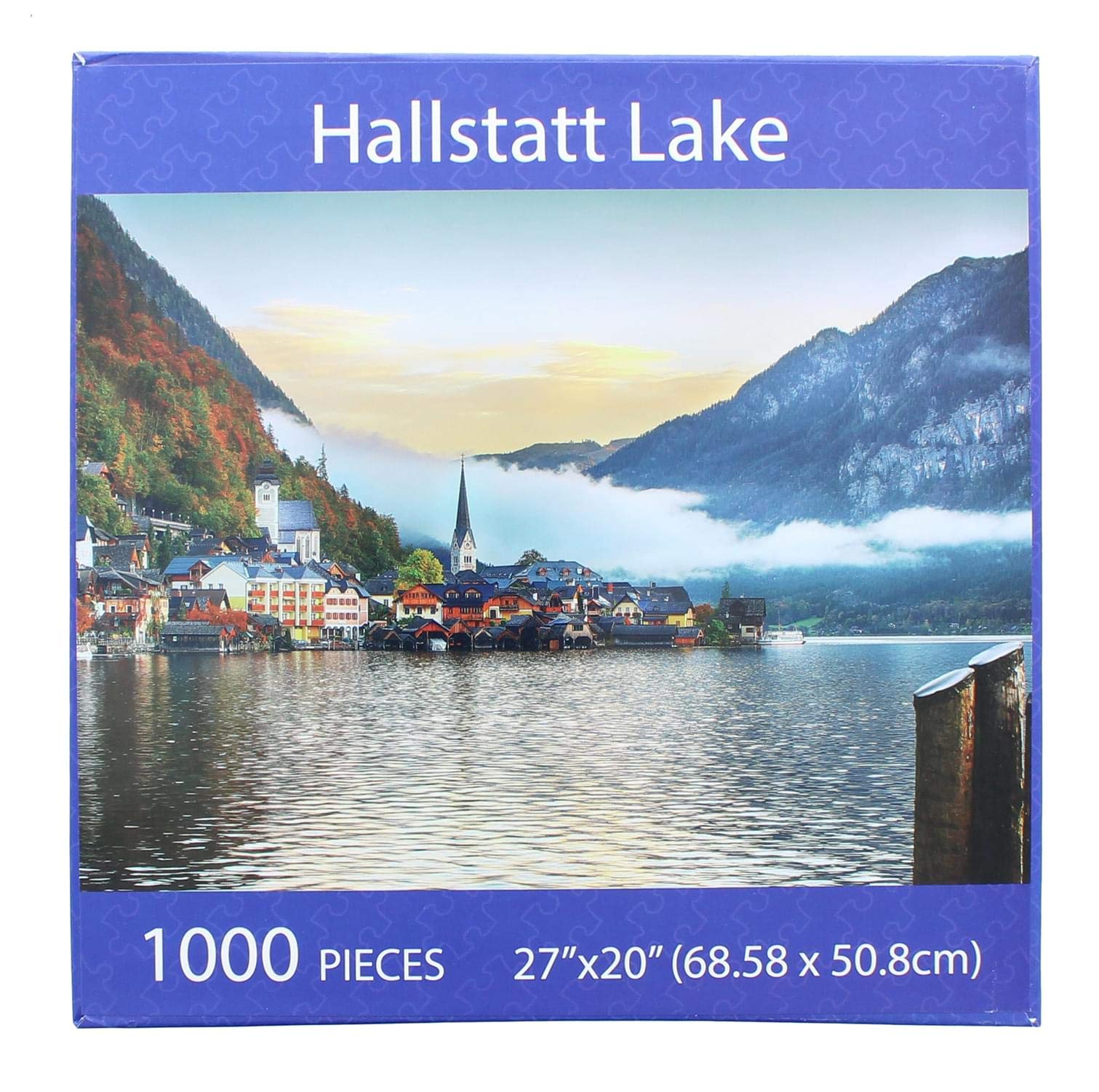 Hallstatt Lake 1000 Piece Jigsaw Puzzle for Adults - Challenging Scenic Landscape Puzzle Game - Perfect for Family Game Night & Stress Relief