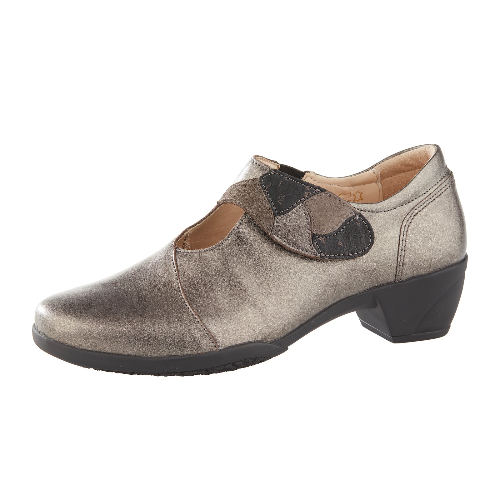 Fidelio Hallux Grace Women's Heeled Mary Jane Shoes - Comfortable & Stylish Basalt Color for Office, Party & Special Occasions