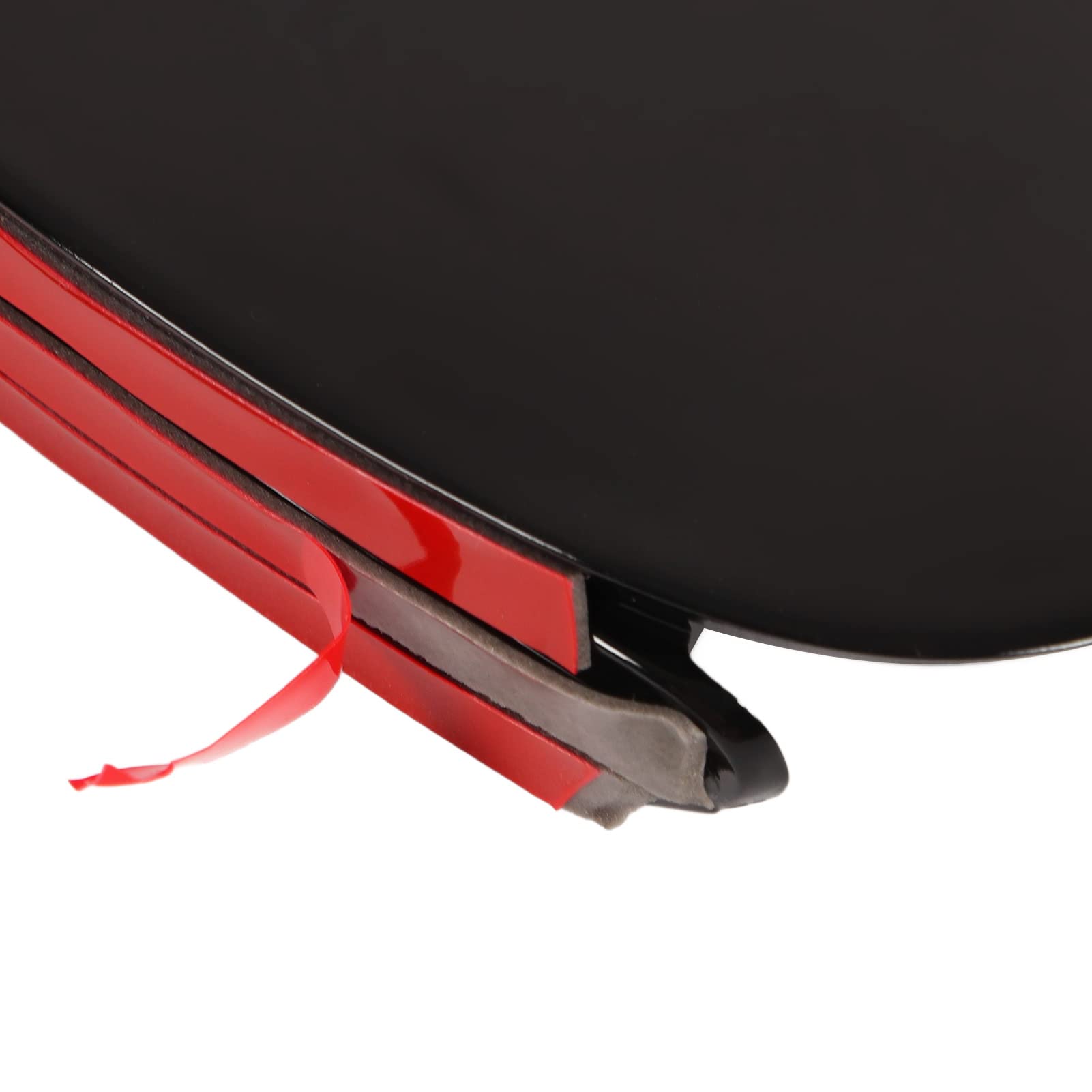 Qiilu Rear Bumper Side Vent Spoiler - 2PCS Glossy Black Replacement for Mercedes-Benz C-Class W206 (Left & Right) - Enhance Aerodynamics & Style for Sedan Performance