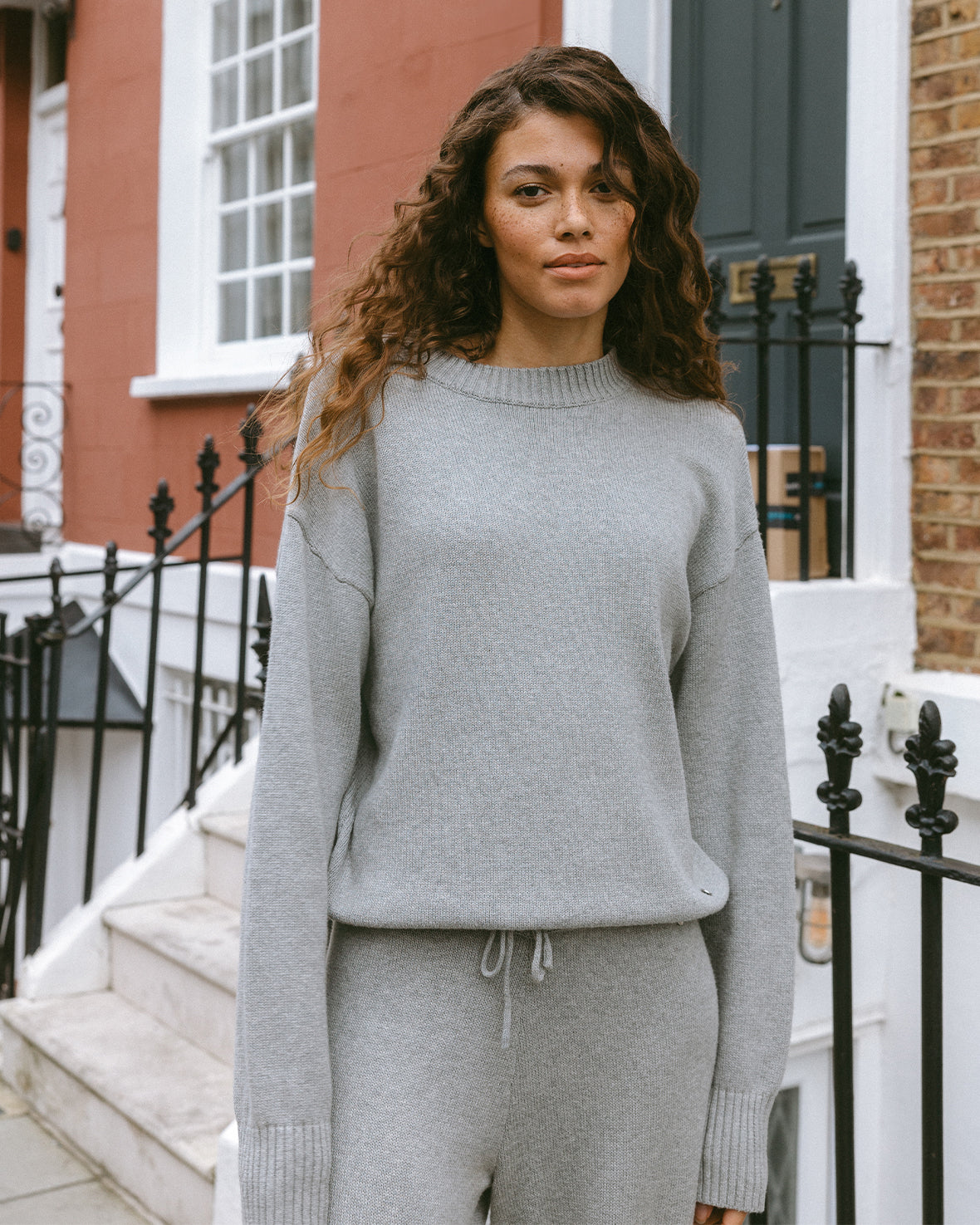 Soft & Warm Cotton Cashmere Blend Knitted Sweatshirt for Women - Cozy Winter Pullover for Casual Outfits & Layering