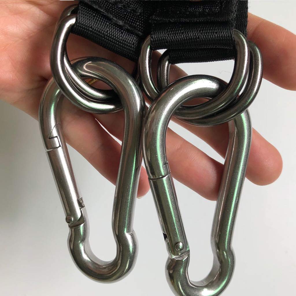 Heavy Duty Hammock Straps for Trees - 2 Pack Swing Hanging Kit with Carabiner, 440lbs Capacity - Perfect for Hammocks, Swing Chairs & Exercise Pulleys - Ideal for Camping, Backyard Relaxation & Outdoor Adventures
