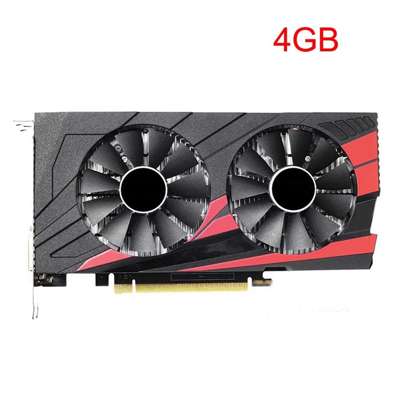 DISPRA GTX 1050 Ti 4GB GDDR5 128Bit Graphics Card for PC - Compatible with ASUS, NVIDIA GeForce GTX 950/960/750 - High Performance Video Card for Gaming, Video Editing & 3D Rendering