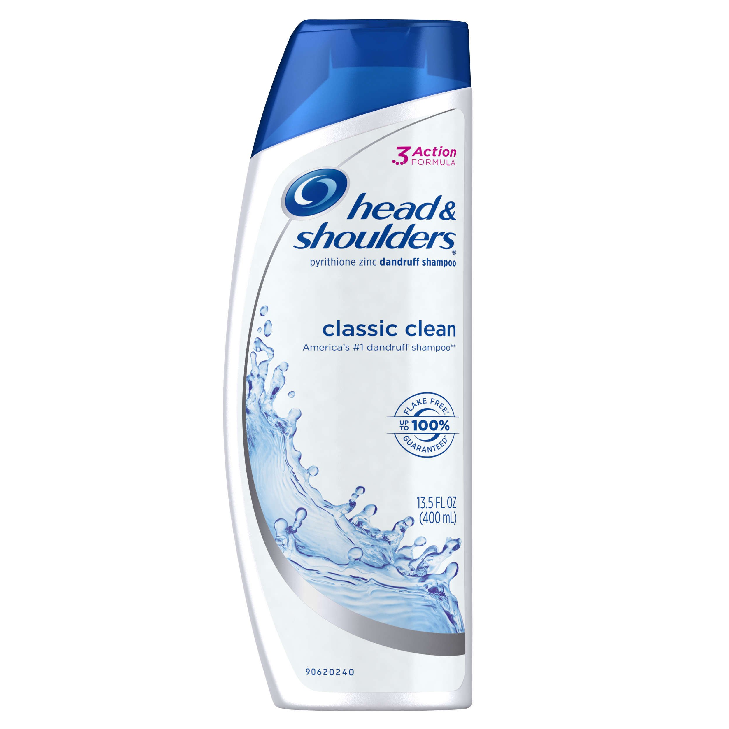 Head & Shoulders Classic Clean Anti-Dandruff Shampoo - 13.5 Fl Oz for Men & Women - Fights Flakes & Itchy Scalp - Daily Use for Healthy Hair - Perfect for Home & Travel