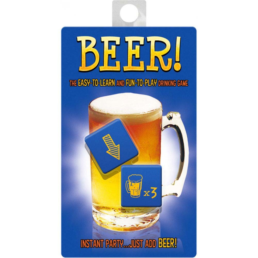 Kheper Games Large Beer Dice Game Set - Fun Drinking Party Game for Adults & Friends - Perfect for Backyard BBQs, Tailgates, and College Parties