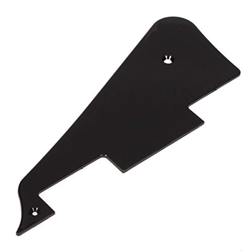 Black Single Ply Guitar Pickguard for Les Paul | Replacement Pick Guard for LP Guitars | Perfect for DIY Guitar Repair & Customization