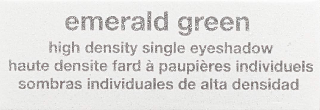 TIGI Cosmetics High Density Single Eyeshadow - Emerald Green, 0.13 Ounce (764147) | Long-Lasting Pigmented Eye Makeup for Day & Night Looks