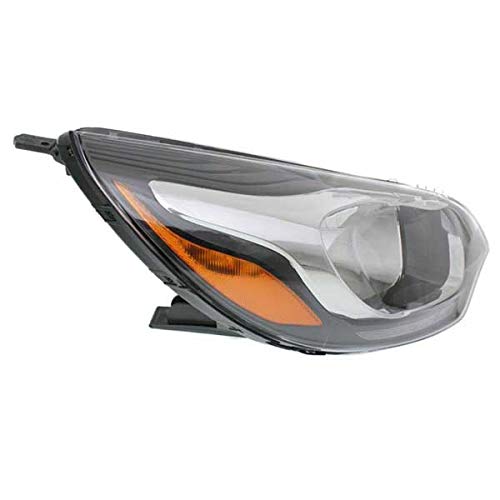 Compatible with 2012-2017 Kia Rio Sedan Right Passenger Side Halogen Headlight Assembly with Bulb - Perfect for Night Driving and Headlight Replacement