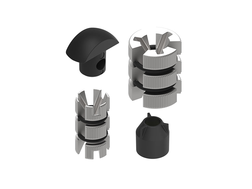 Replacement Fork Stem Mount Spacer Set - Bike Suspension Upgrade Kit for MTB, Road & Hybrid Bicycles - Perfect for Cycling Maintenance & Repair